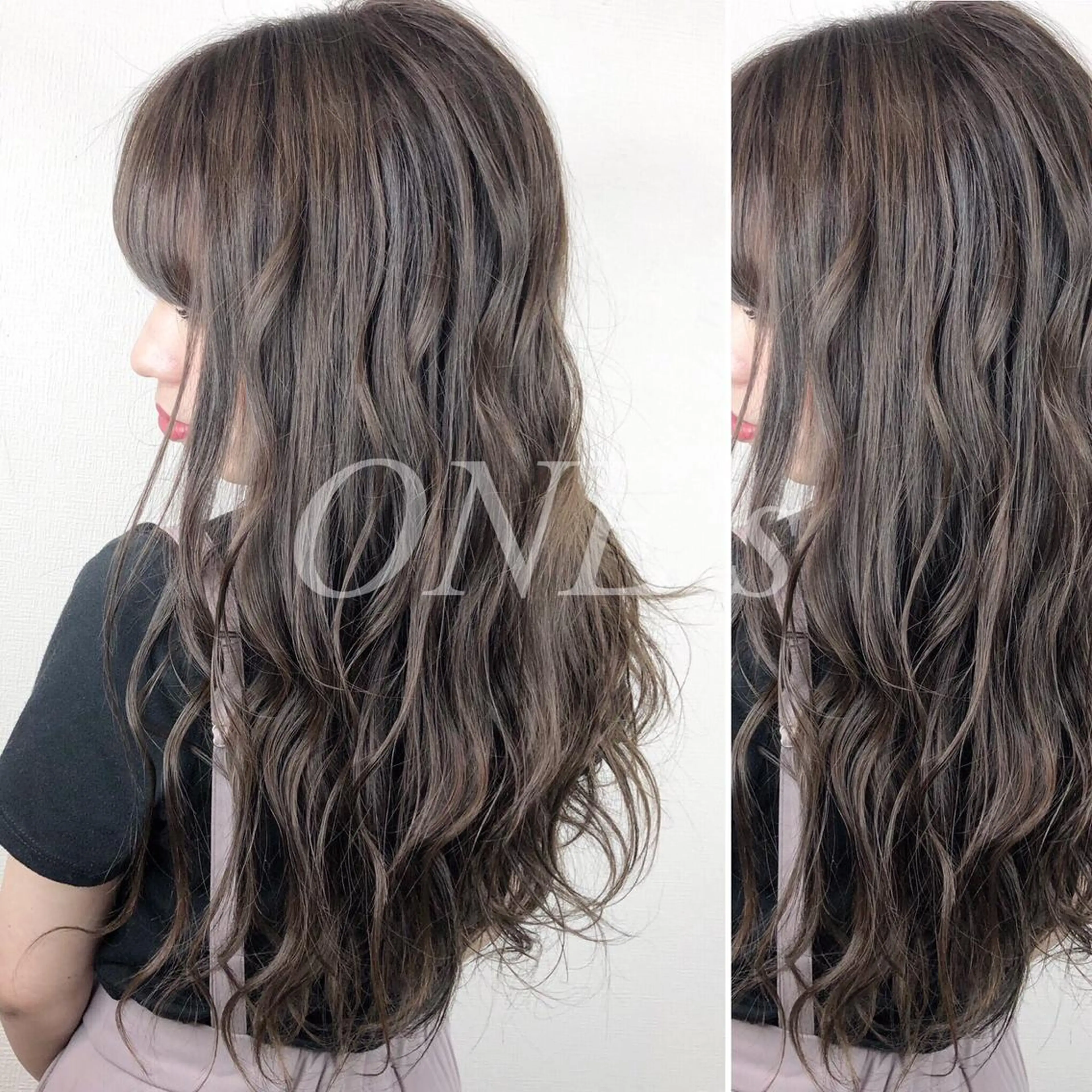 セミロング カラー メンズパーマ名人 TAKUMAのヘアスタイル