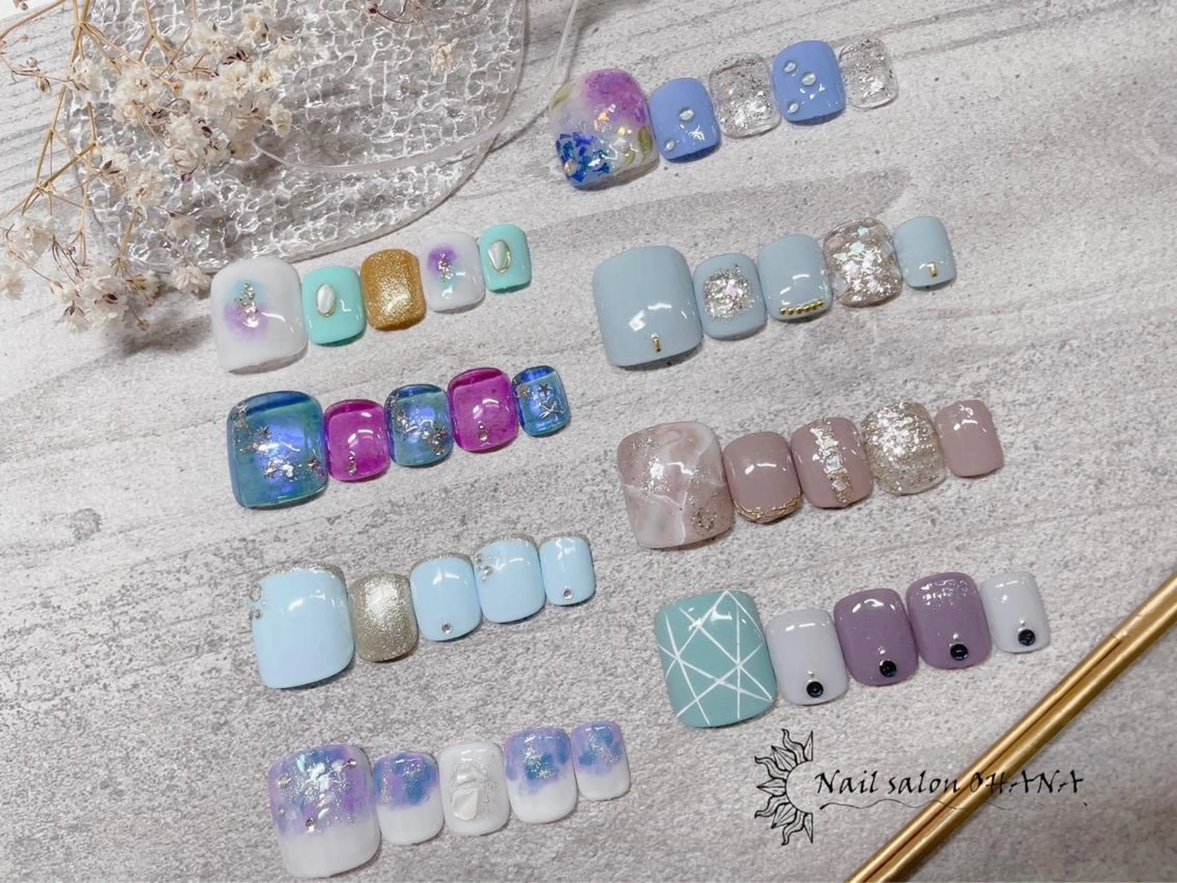 【フット】定額デザイン(オフあり)の写真