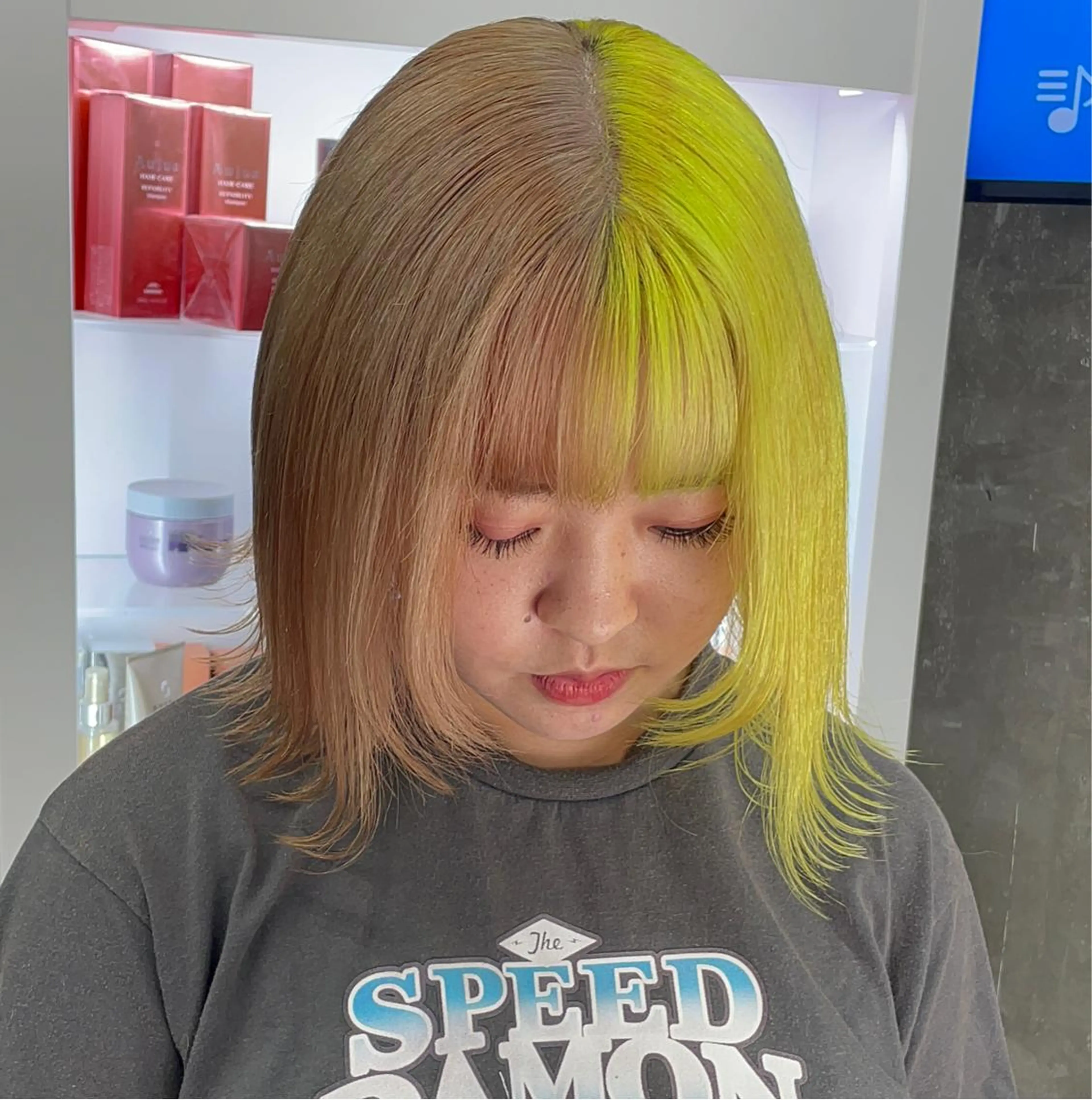 セミロング ヘアカラー トリートメント 🌟ハイトーン/ボブ /RYOJU🌟のヘアスタイル