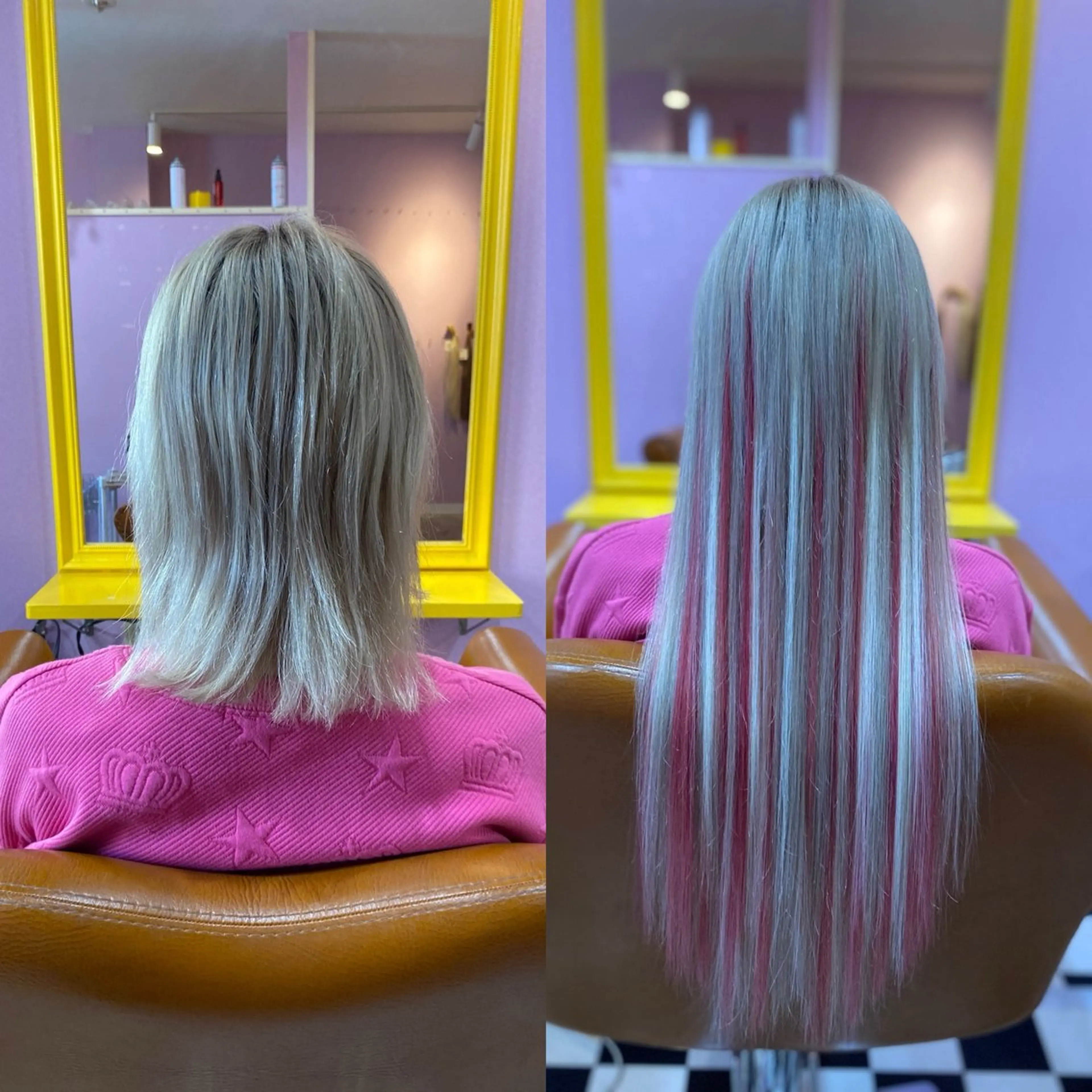 ミディアム チビ編み込みエクステ どぅ〜す/YUIのヘアスタイル