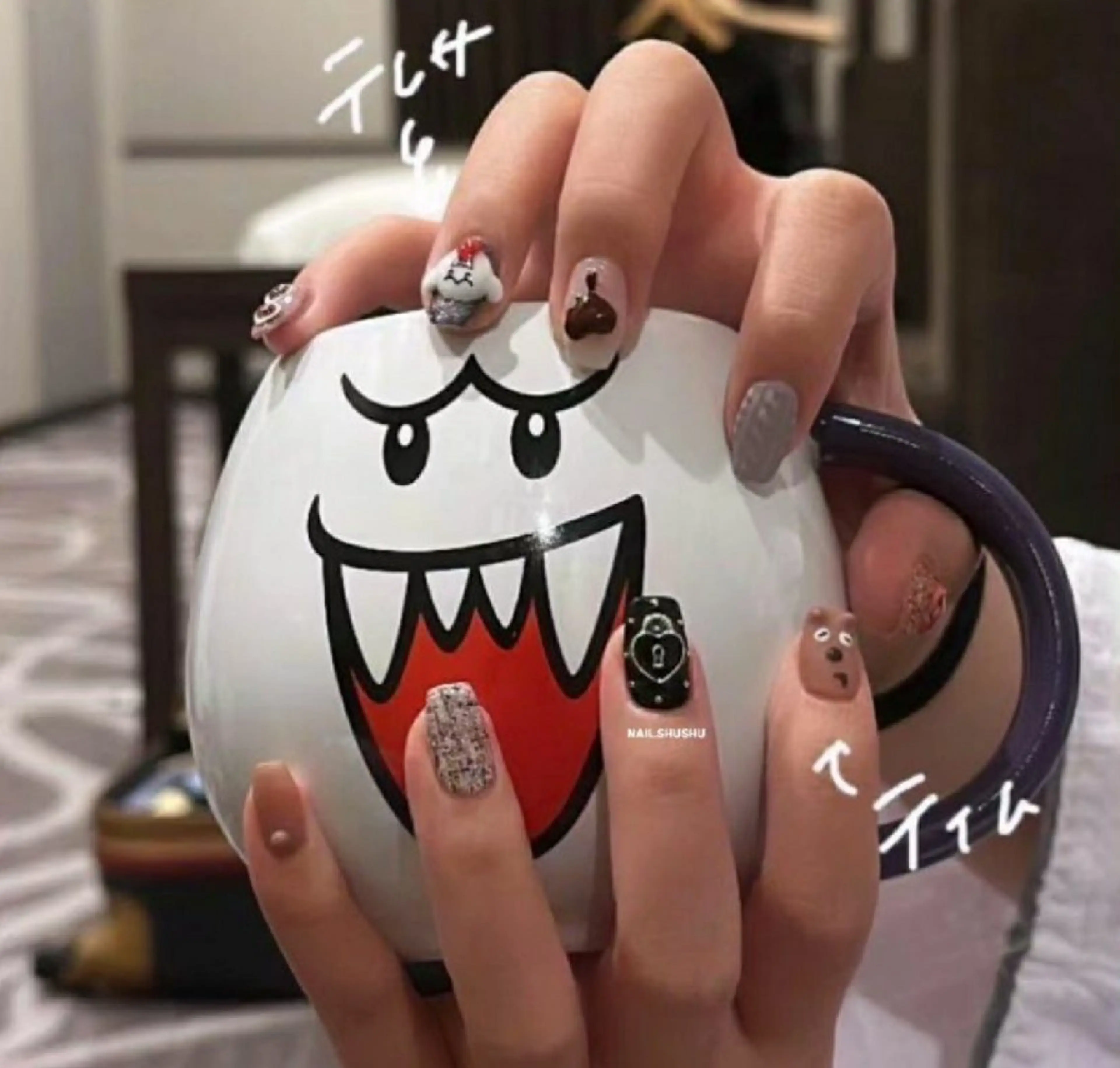 ネイル 持ち込み ニュアンスネイル ワンカラーネイル シンプルネイル 3dパーツ/流行り 👧shushu❤️のネイルデザイン