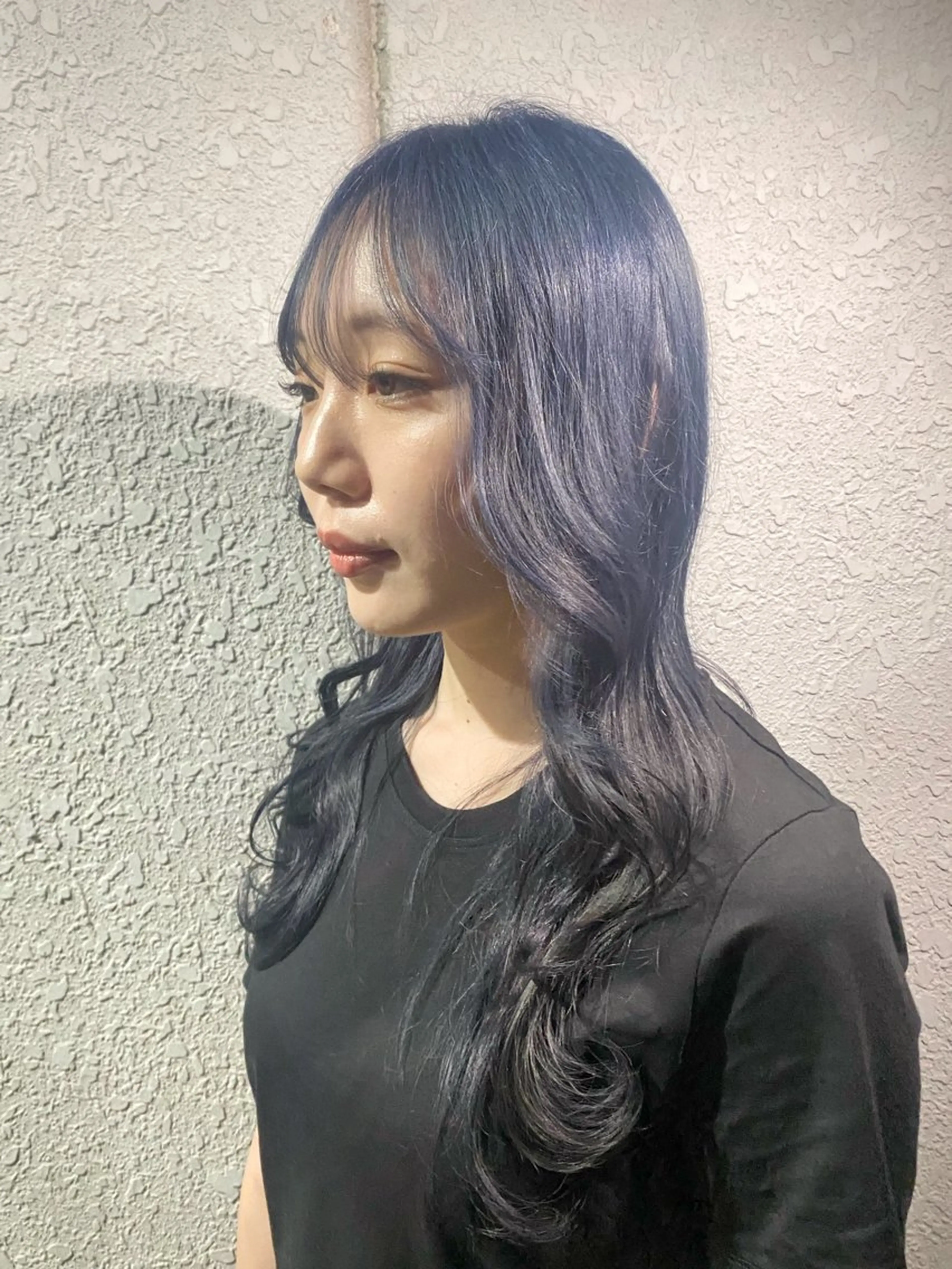 セミロング カラー ヘアアレンジ ハイトーン・ブリーチ ムラ修正　八須　錬のヘアスタイル