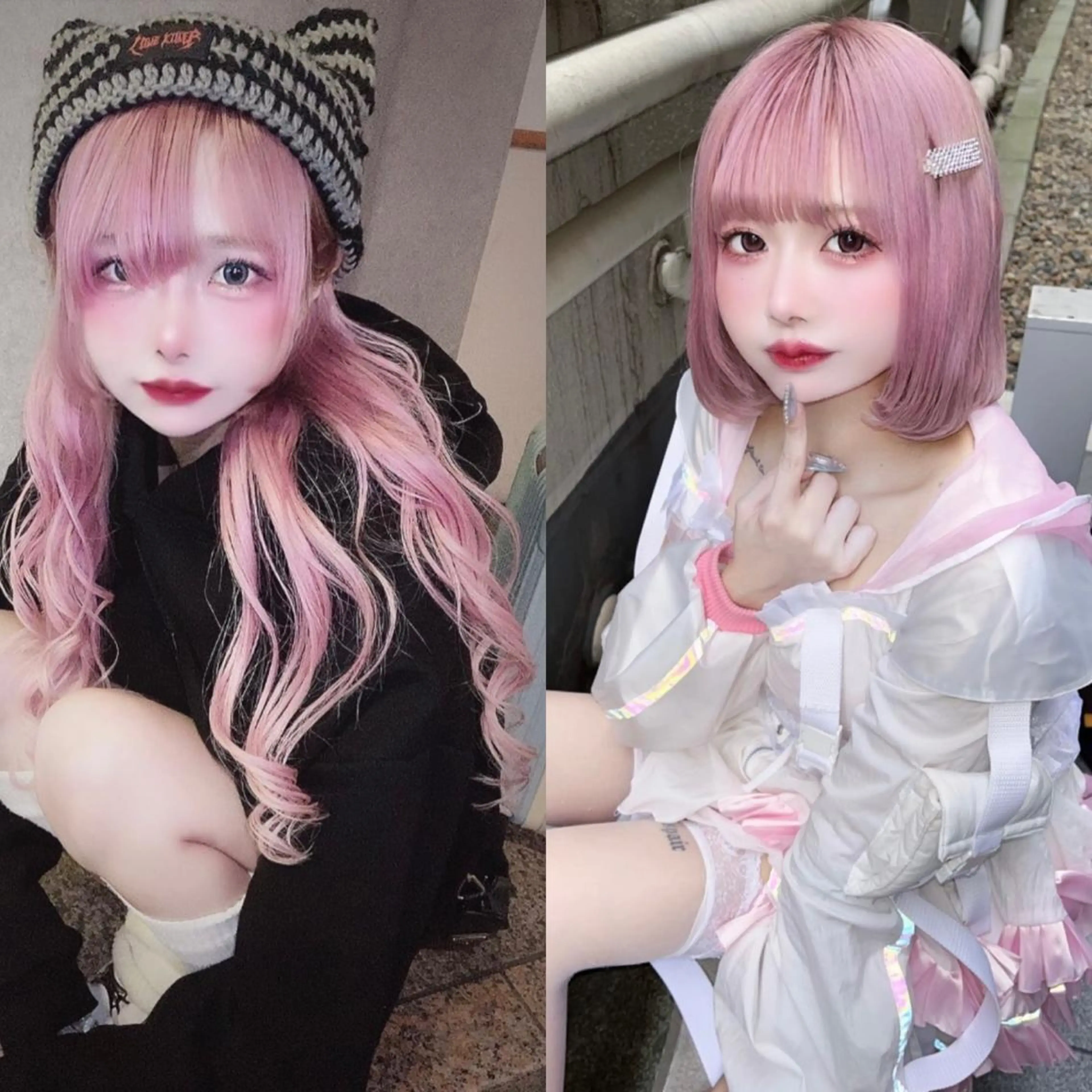 ロング シールエクステ エクステ エクステ 美魔女 美容師NAOのヘアスタイル