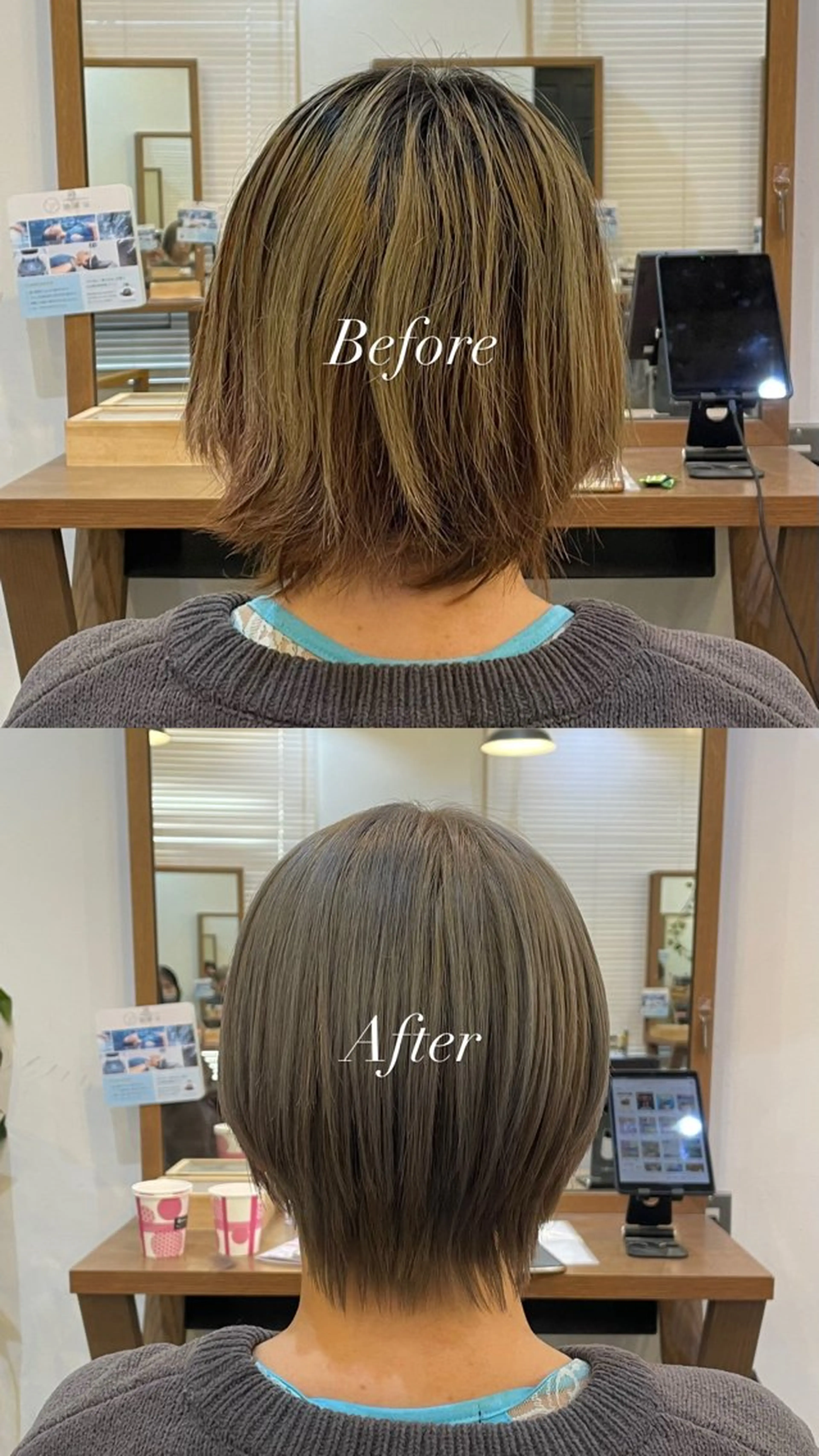 ショート Ayu🩶 パーマモデル募集中のヘアスタイル