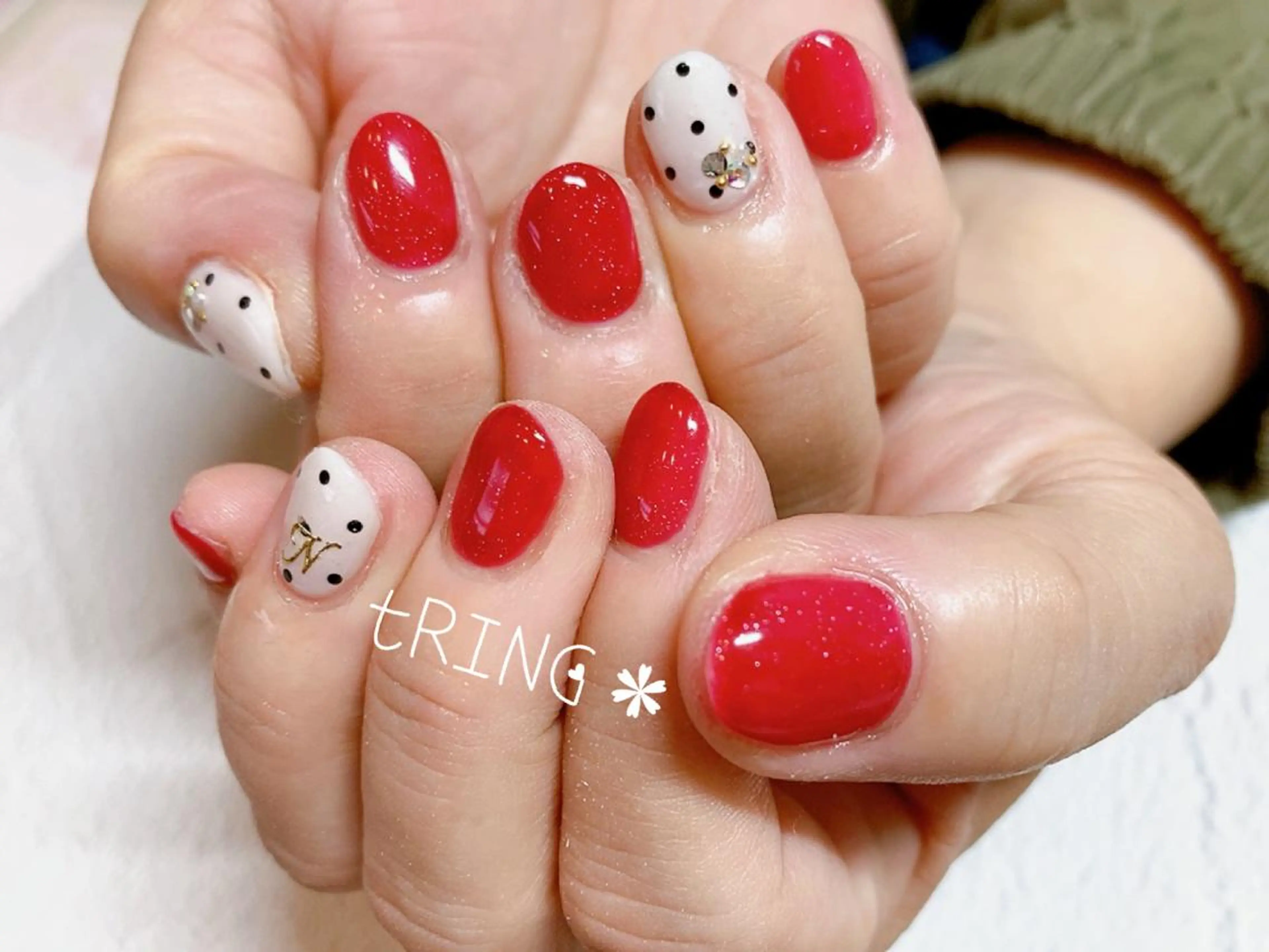 ネイル ハンドネイル tRING* しいの木台のネイルデザイン