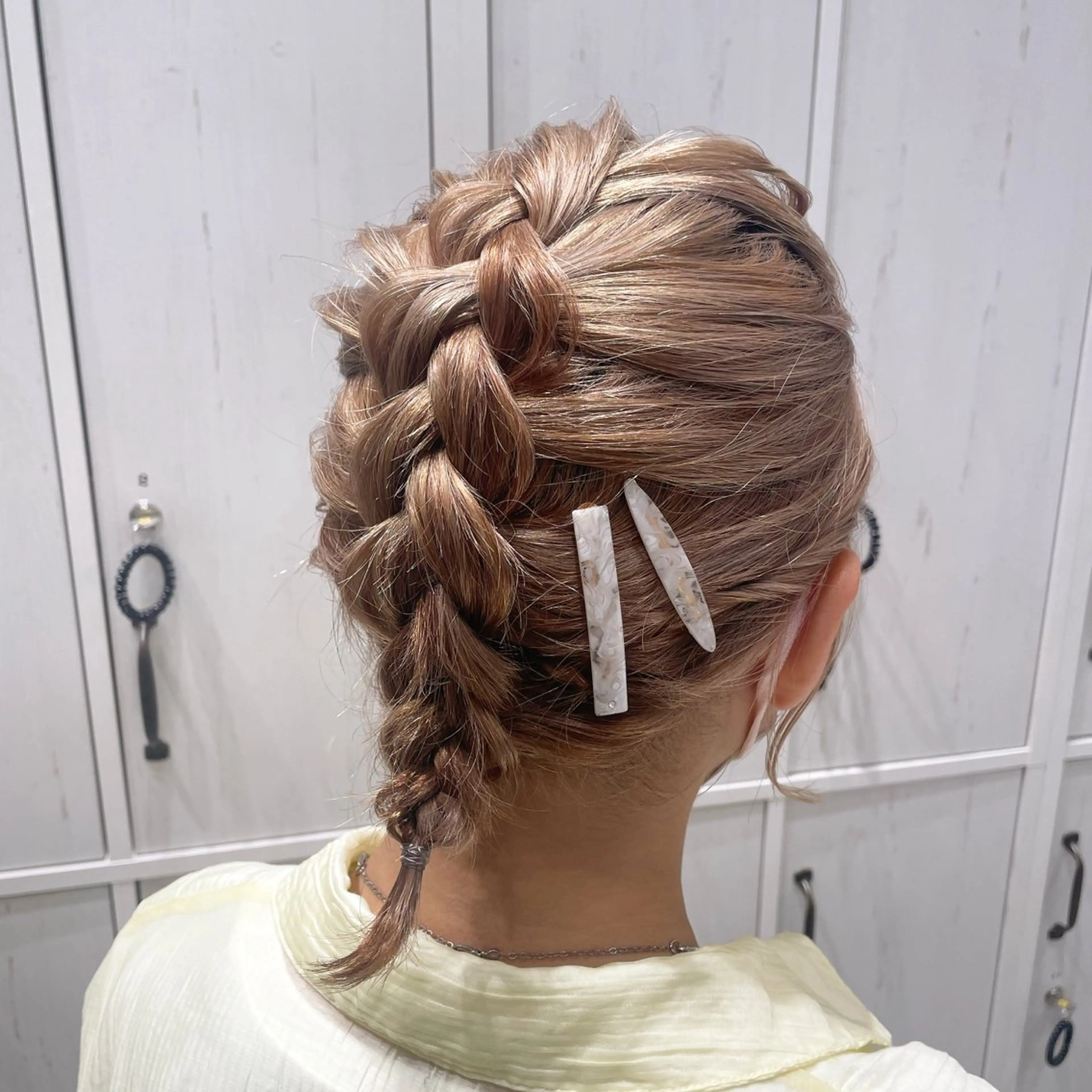 ヘアアレンジ ボブ つちだ ゆうひ / 暗髪カラー⟡.·のヘアスタイル