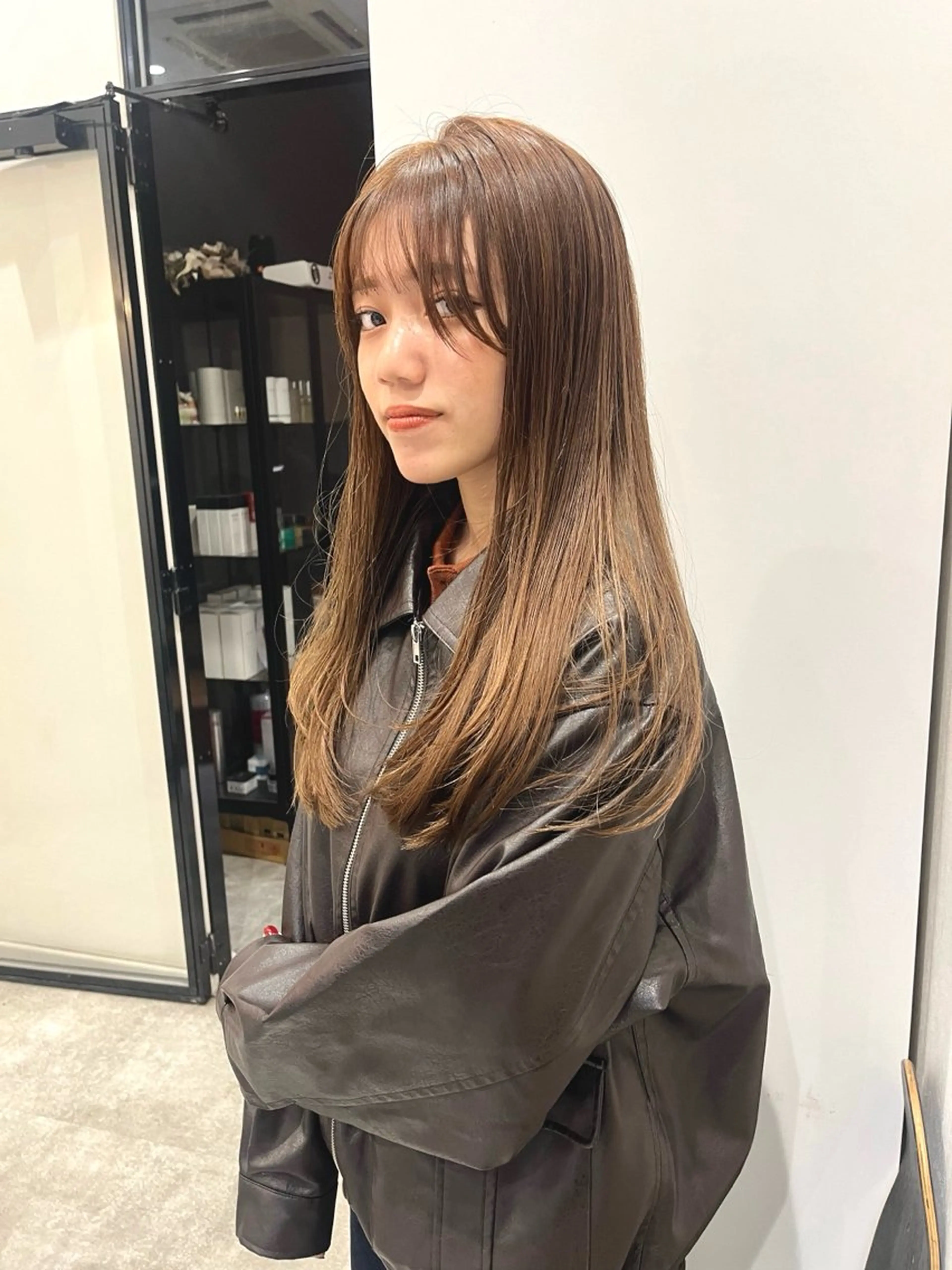 ロング カット ヘアカラー keshiki🦋 Nanaのヘアスタイル