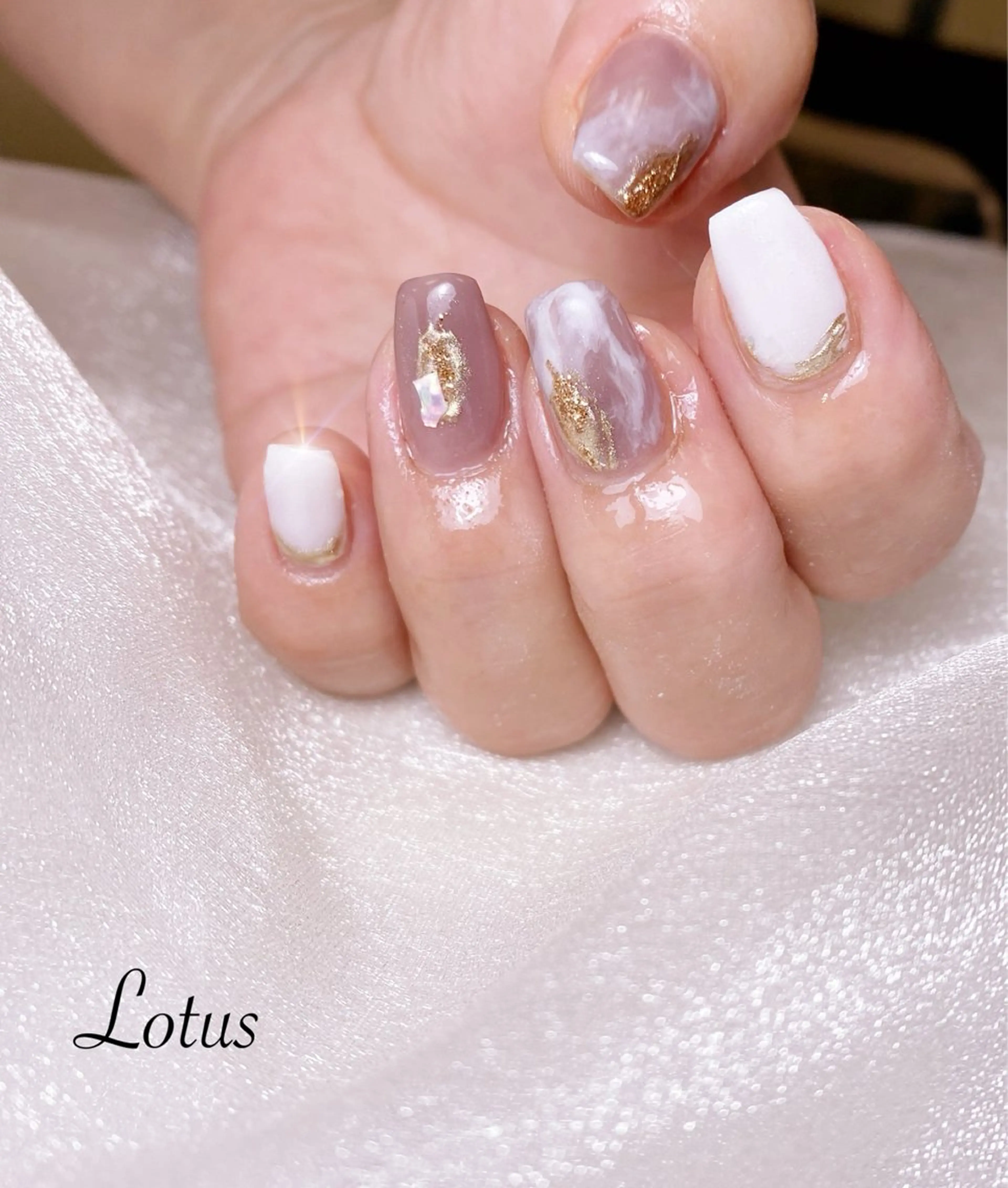ネイル ハンドネイル ネイル＆脱毛 Lotus🌸のネイルデザイン
