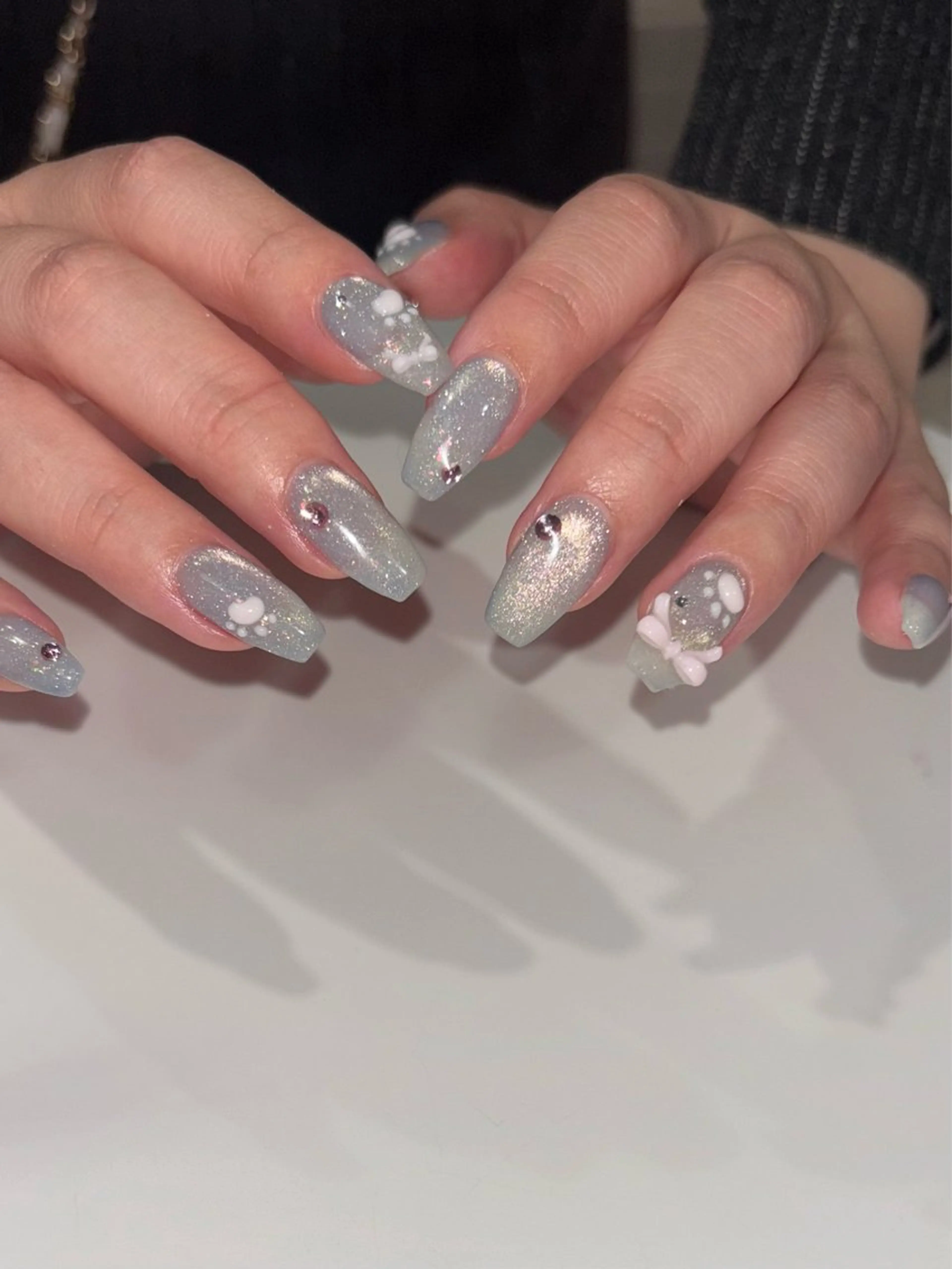 ネイル マグネットネイル ハンドネイル émure. パラジェル認定サロンのネイルデザイン