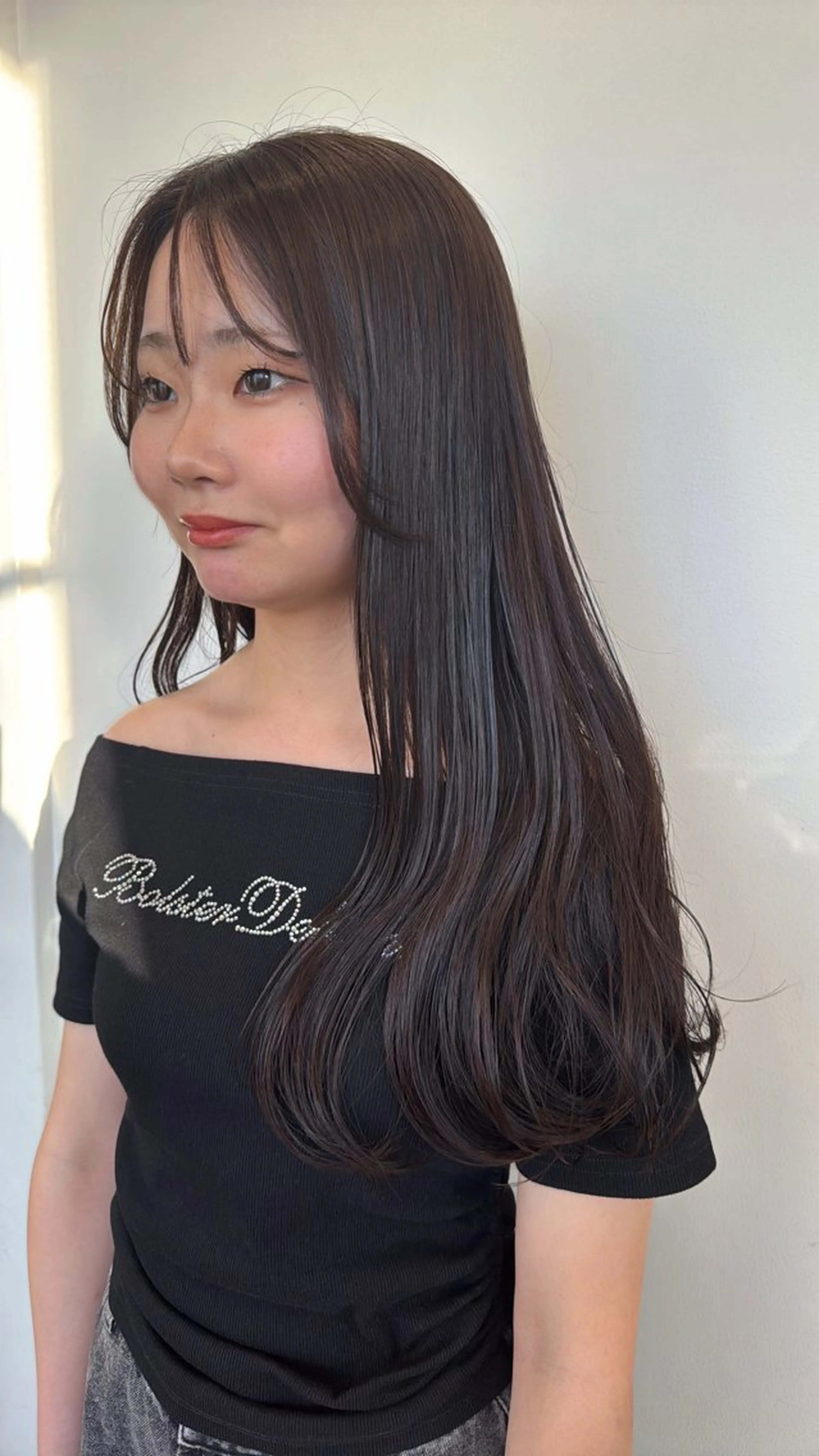 ロング 髪質改善トリートメント×白髪ぼかしハイライトカラーTOUKA南流山駅前店【トウカ】所属・佳乃 【南流山】のヘアスタイル