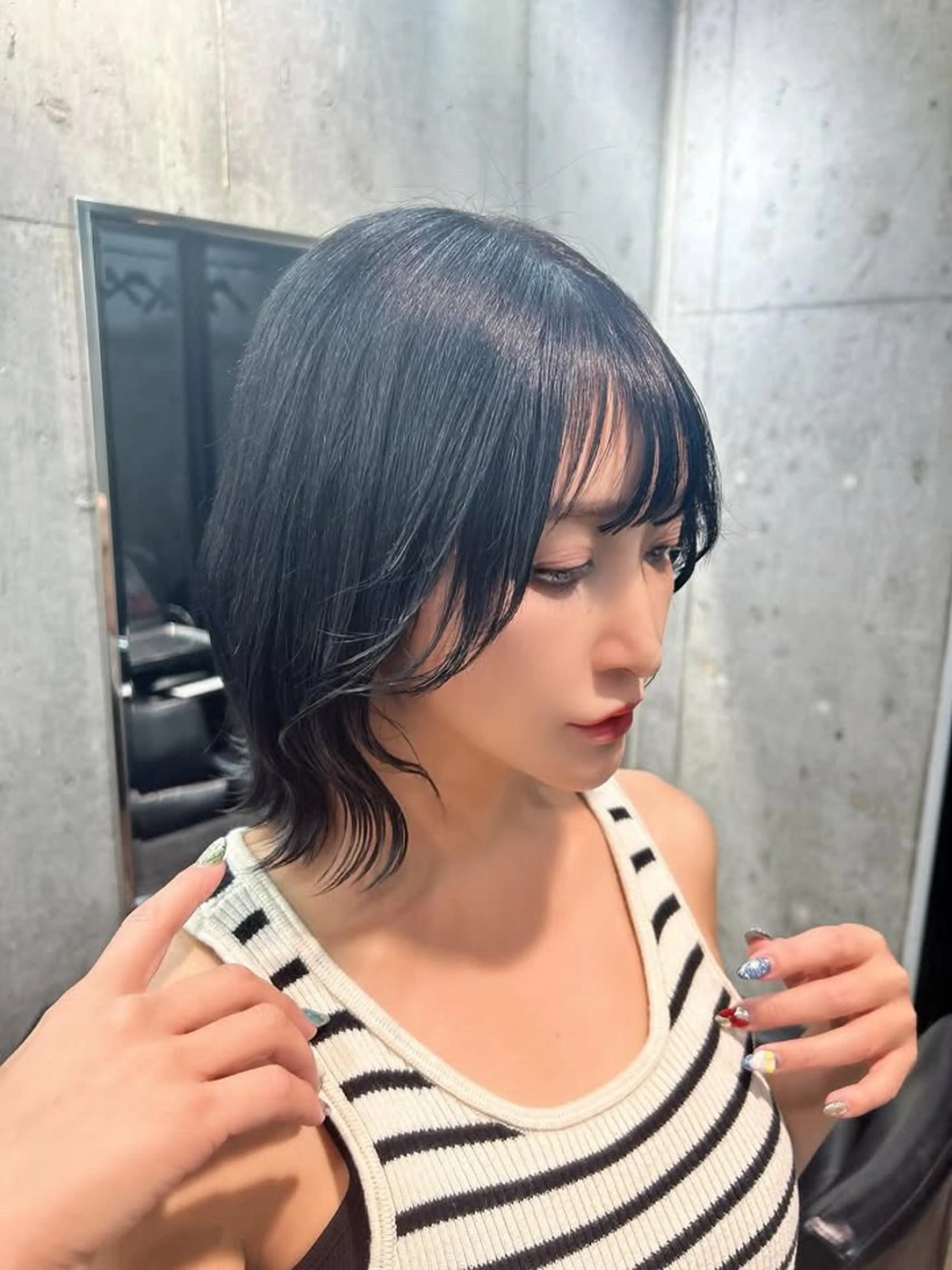 ✨ハイトーンに戻せます✨【戻せる黒染め】一旦暗くしないといけないけどまた明るく戻したい方必見🧚🏻♀️✨韓国風🎀の写真