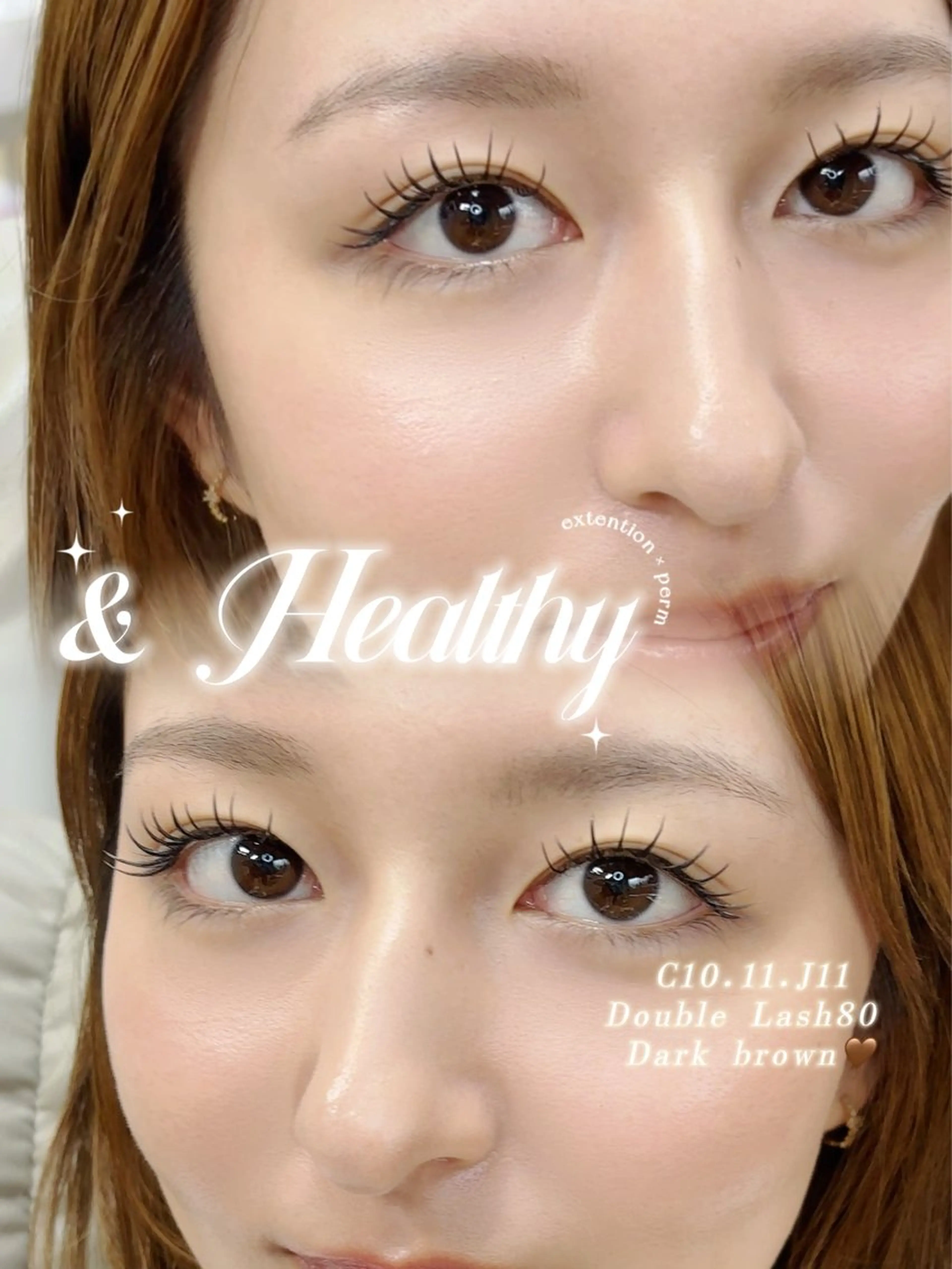 マツエク・マツパ 𝕂𝕪𝕦𝕟𝕠 韓国風/束感/恵比寿のマツエク・マツパデザイン