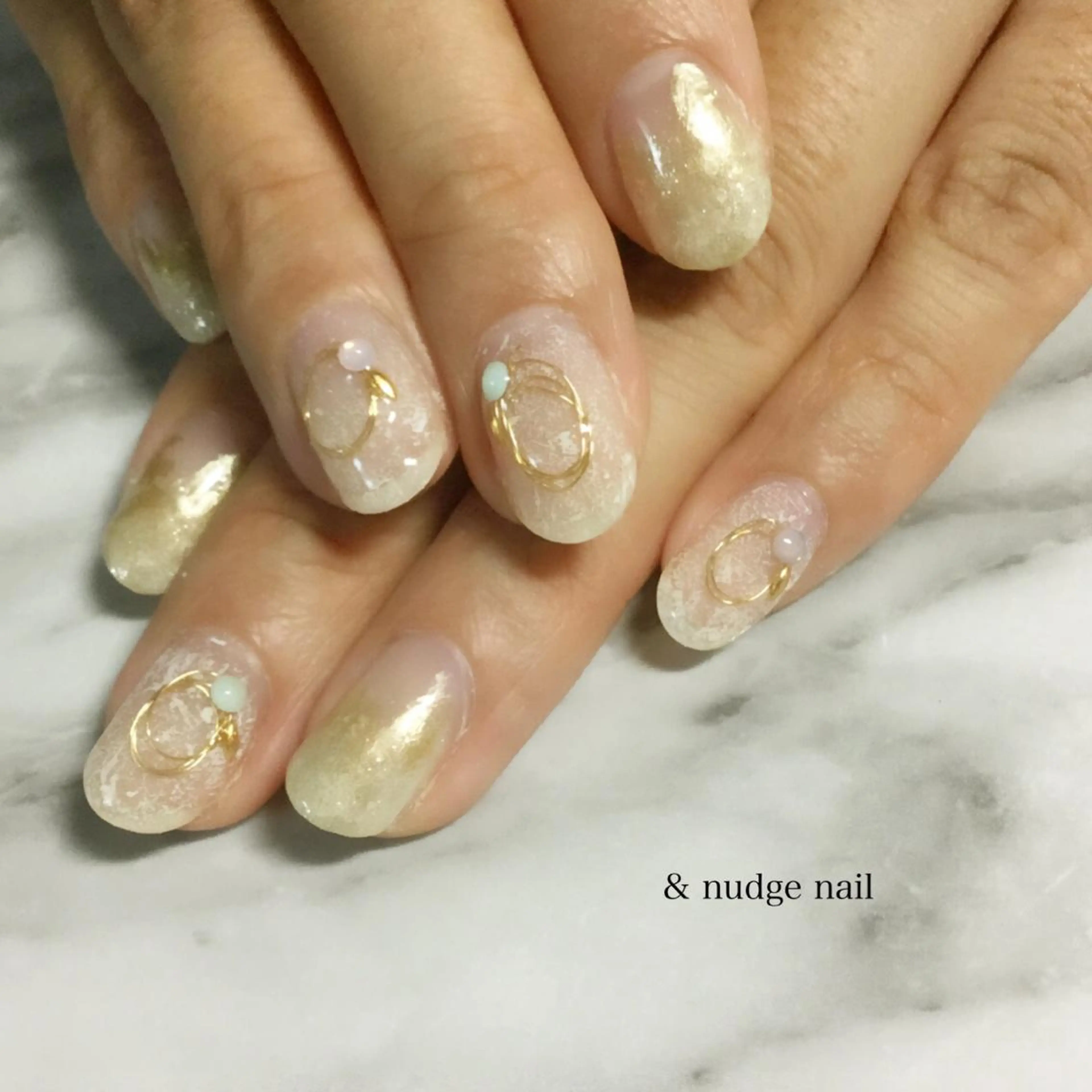 ネイル ハンドネイル & nudge nail所属・&nudgenail 本多のネイルデザイン