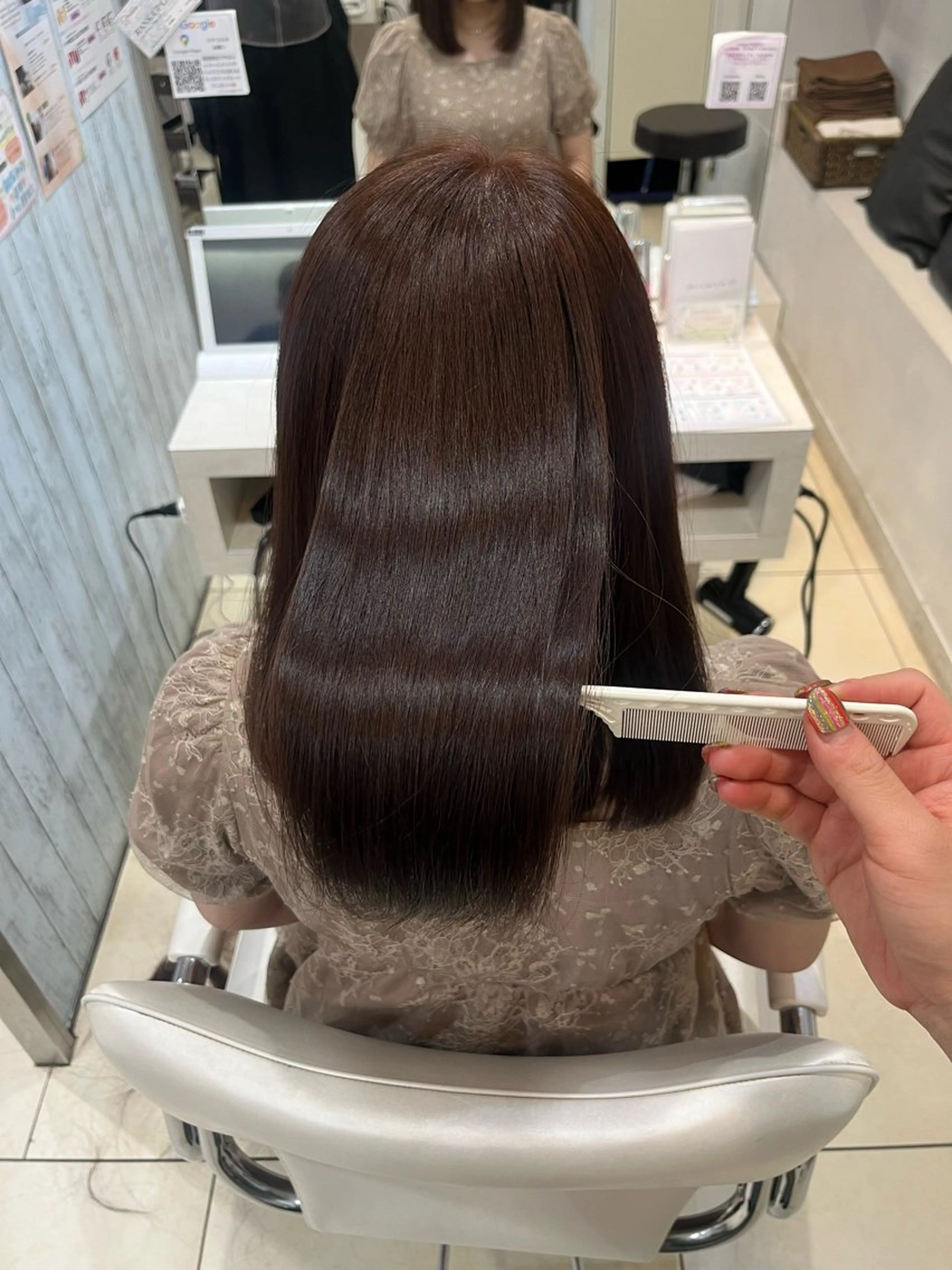 ミディアム カラー ラベンダーカラー ラベンダーピンク ピンクカラー ヘアカラー トリートメント 🤎ベージュカラー/ 髪質改善/山岸🤎のヘアスタイル