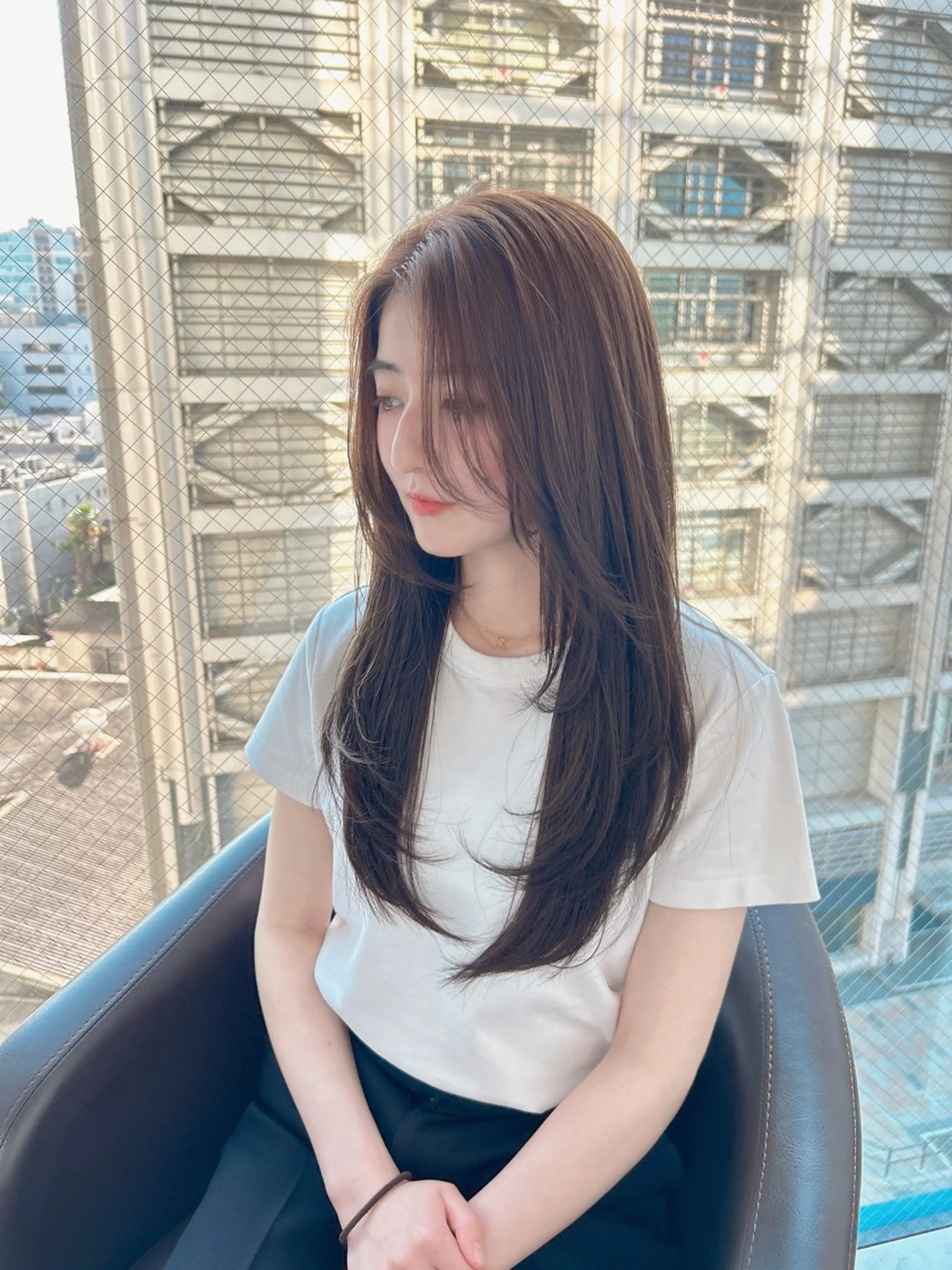 ミディアム カラー ヘアアレンジ カット ヘアカラー トリートメント 【代表】 たき〜のヘアスタイル