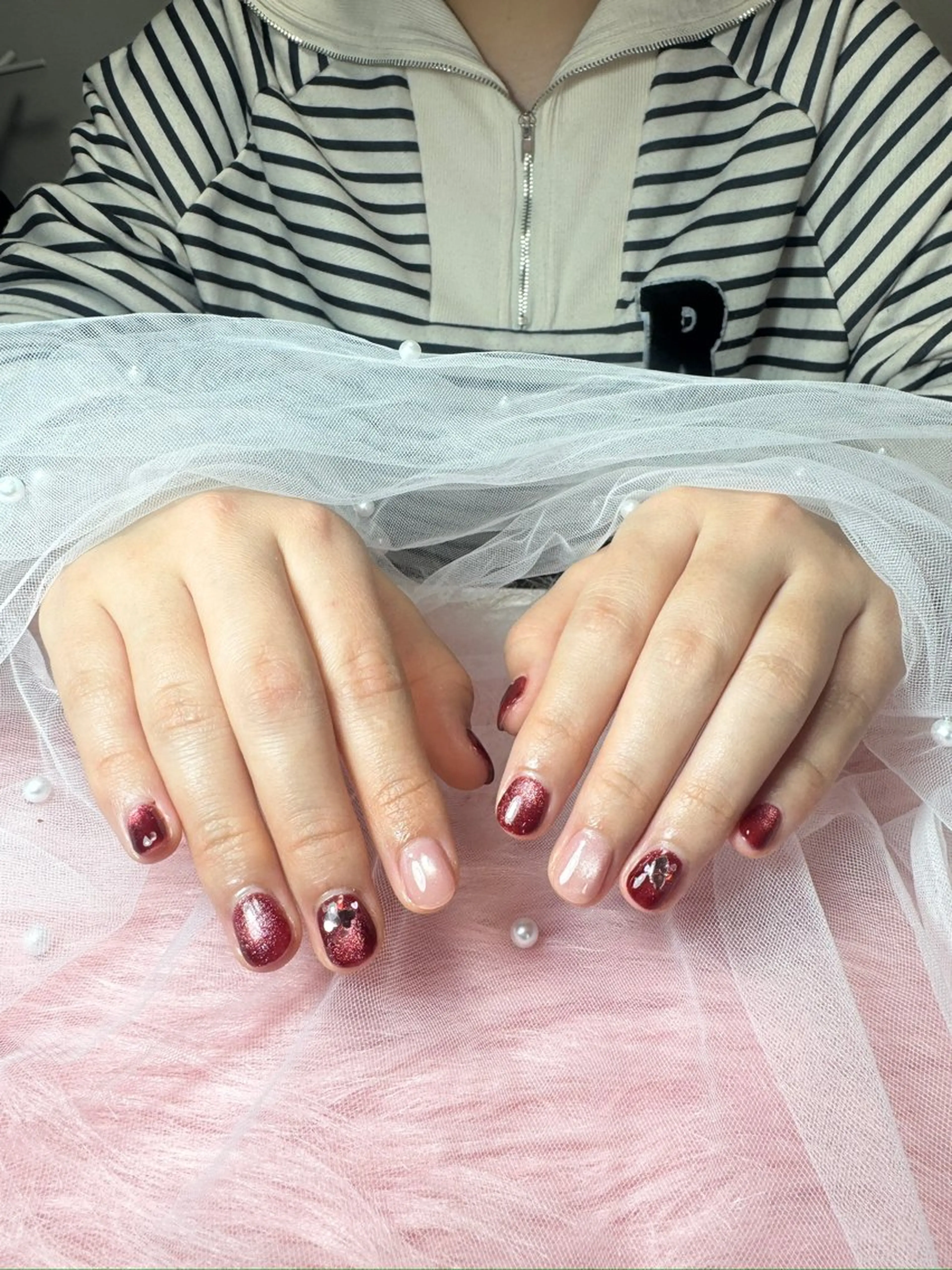 ネイル アートネイル マグネットネイル Nail Salon Anのネイルデザイン