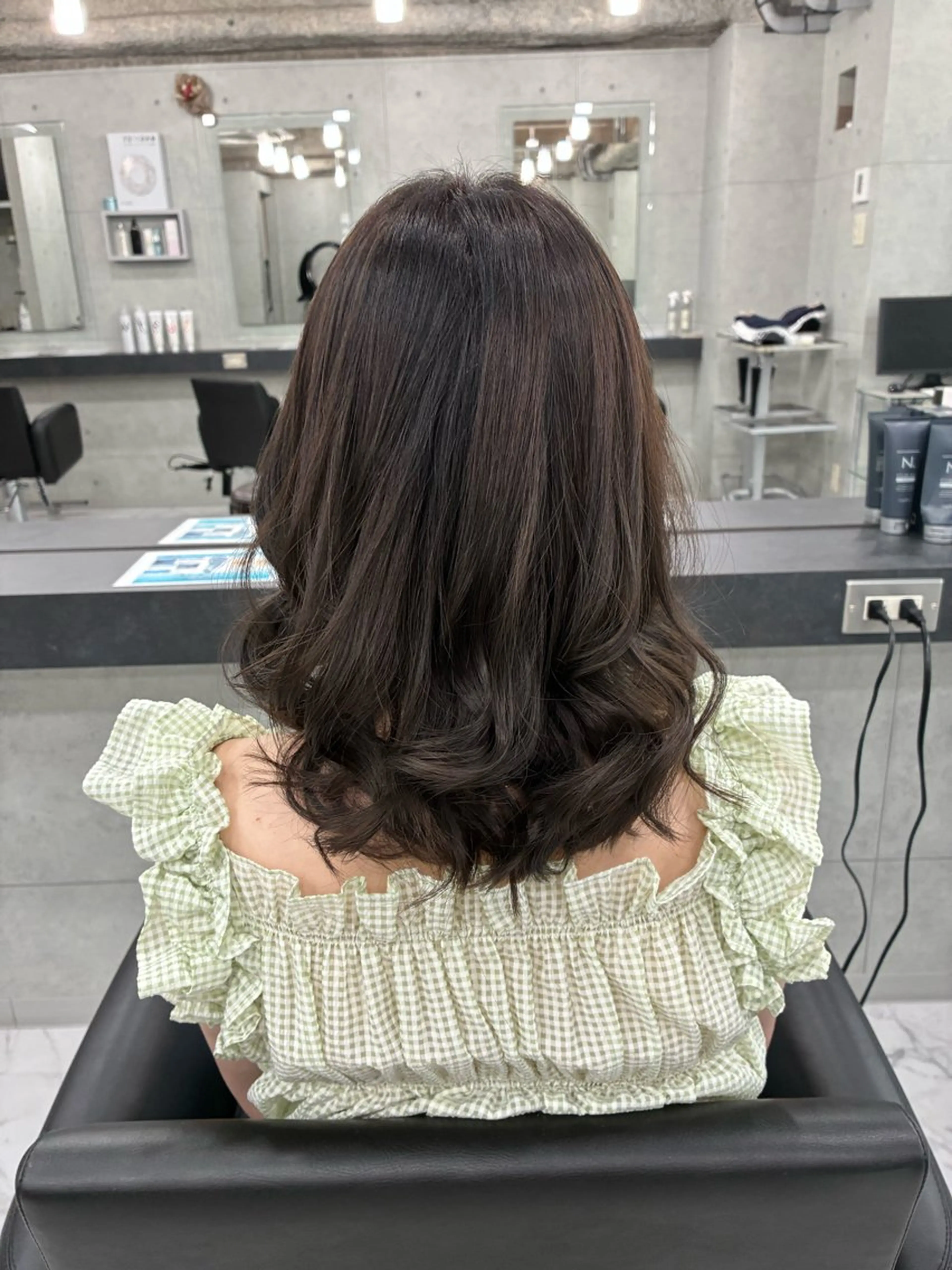 ミディアム カラー カット ヘアカラー Endearing 北澤那未🌟銀座のヘアスタイル