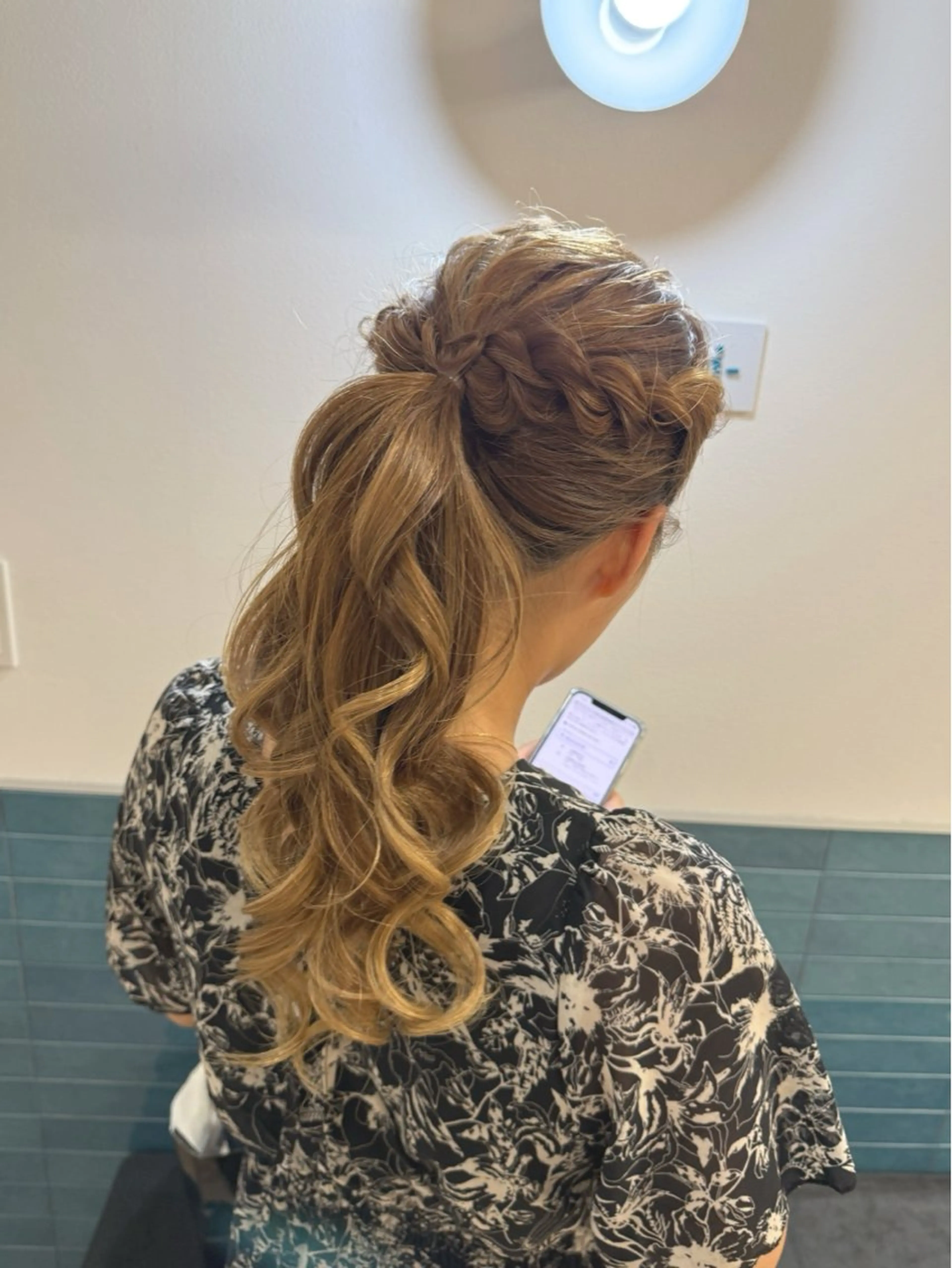 ロング ヘアセット レイヤー/ハイライト /色気/帝愛羅のヘアスタイル