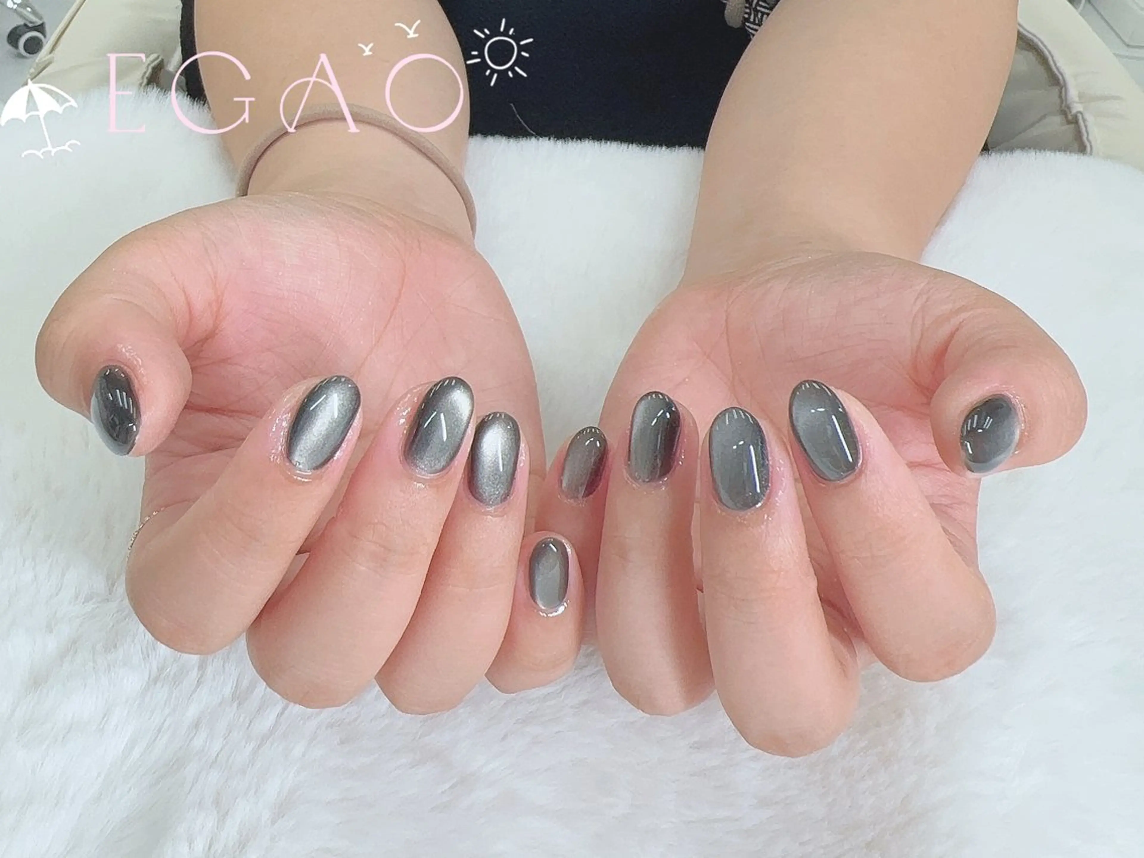 ネイル アートネイル フットネイル フレンチネイル ジェルネイル グラデーション ハンドネイル Egao Nail錦糸町店のネイルデザイン