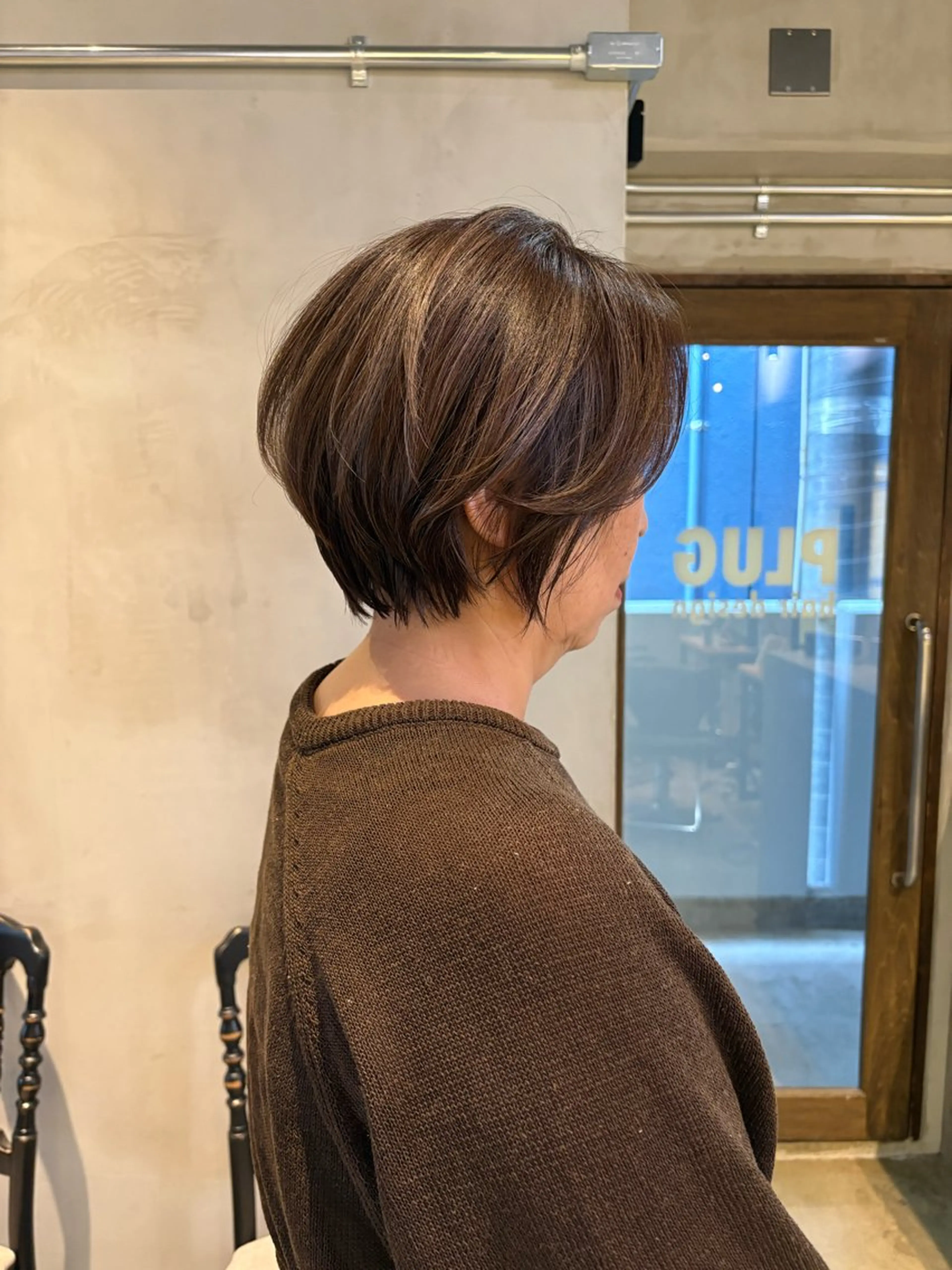 ショート とびまつ /ショート/脱白髪染のヘアスタイル