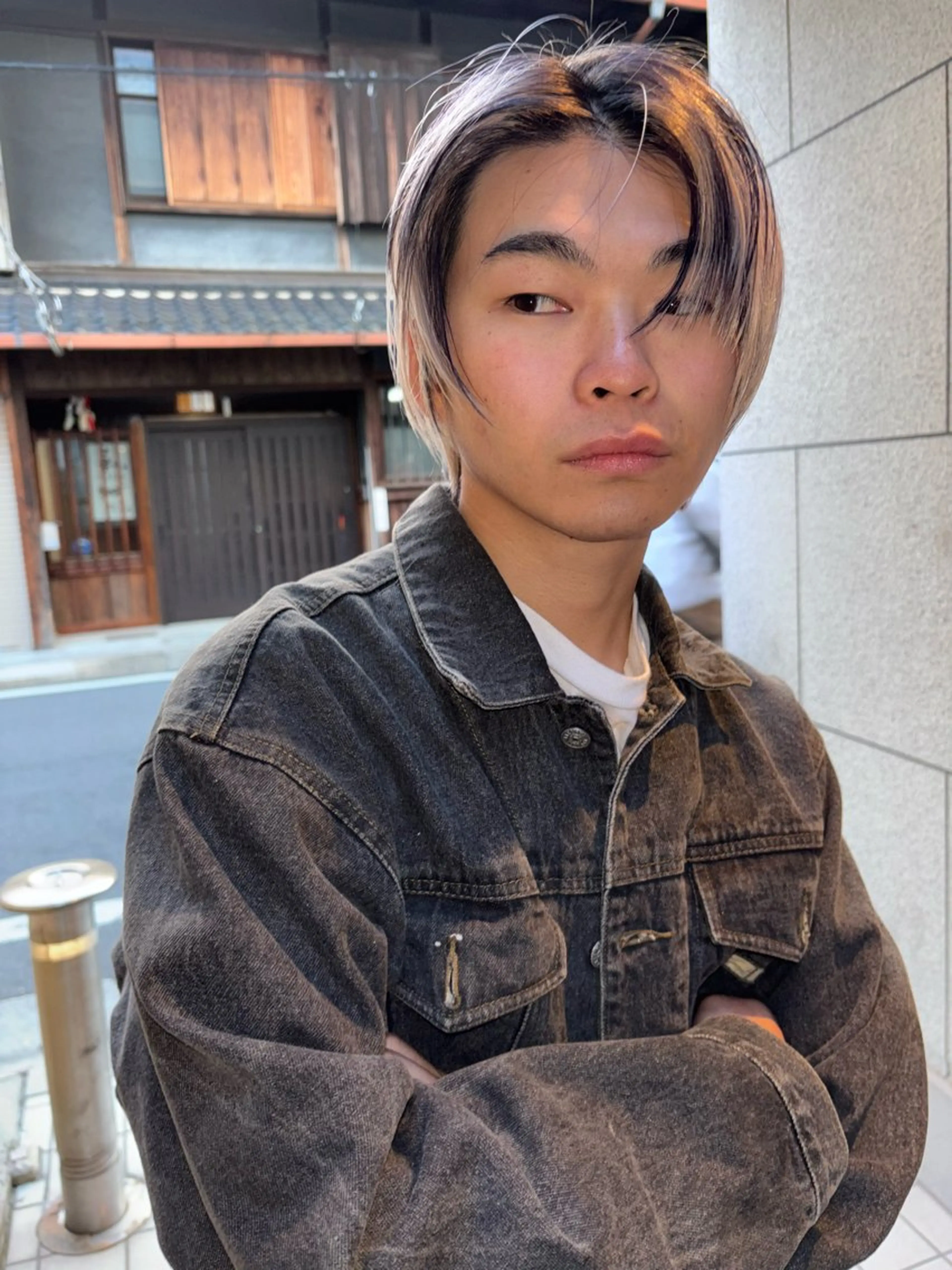 カラー メンズ センターパート 📍奈良/ 佐藤有哉のヘアスタイル