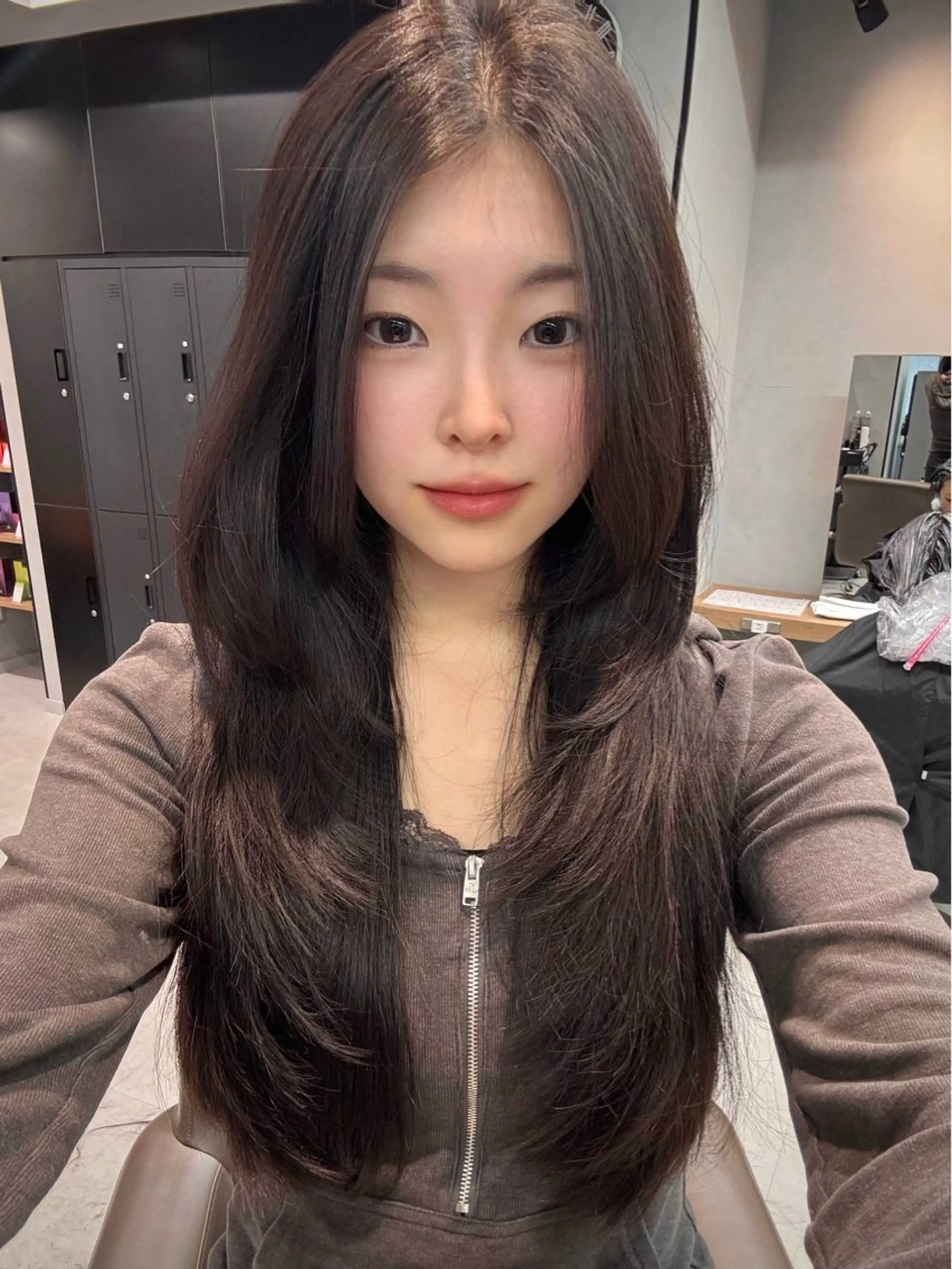 ロング カット トリートメント レイヤー/ウルフ🤎 mayo.のヘアスタイル