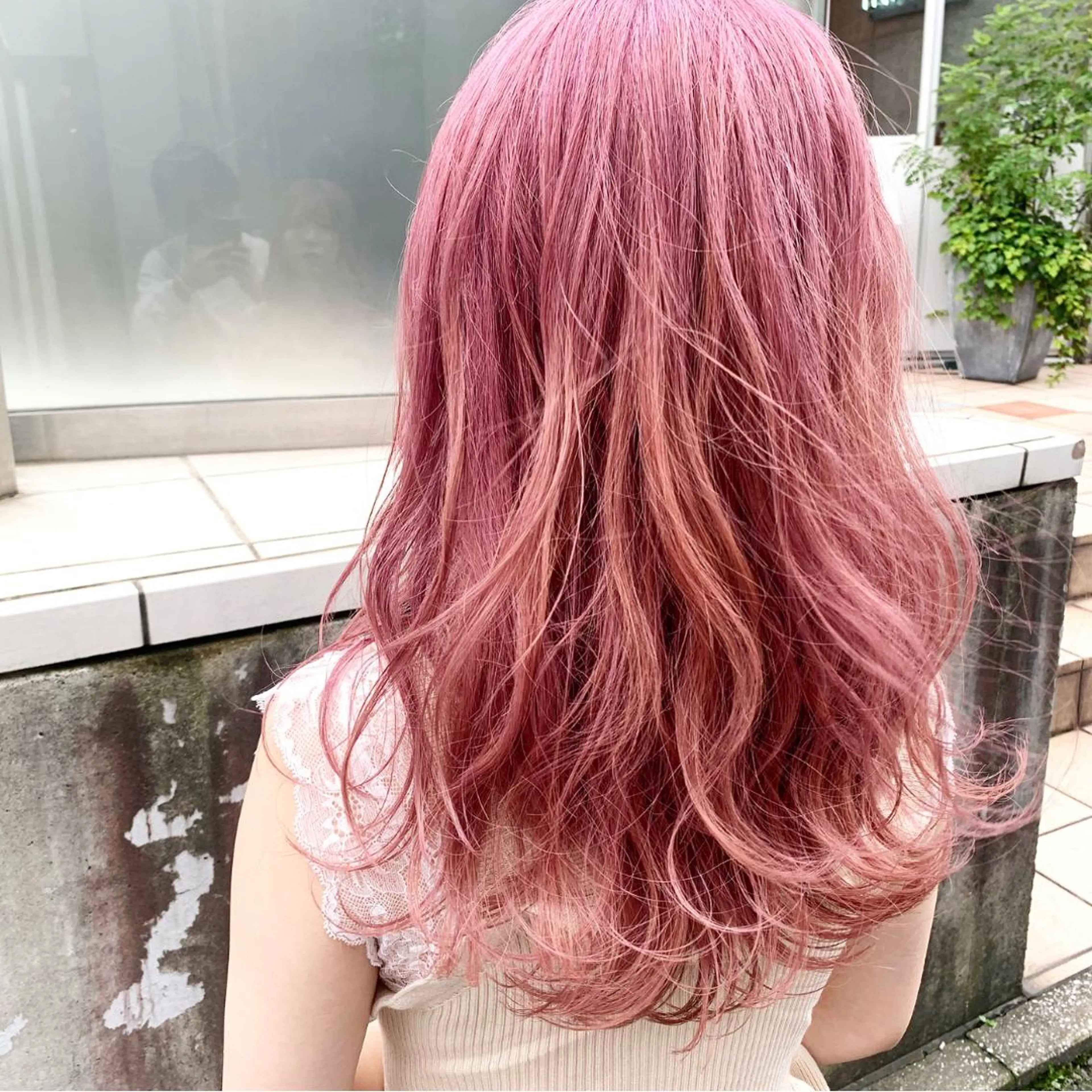 ロング カラー ヘアアレンジ ハイトーン/美髪矯正 🍃大江拓実のヘアスタイル