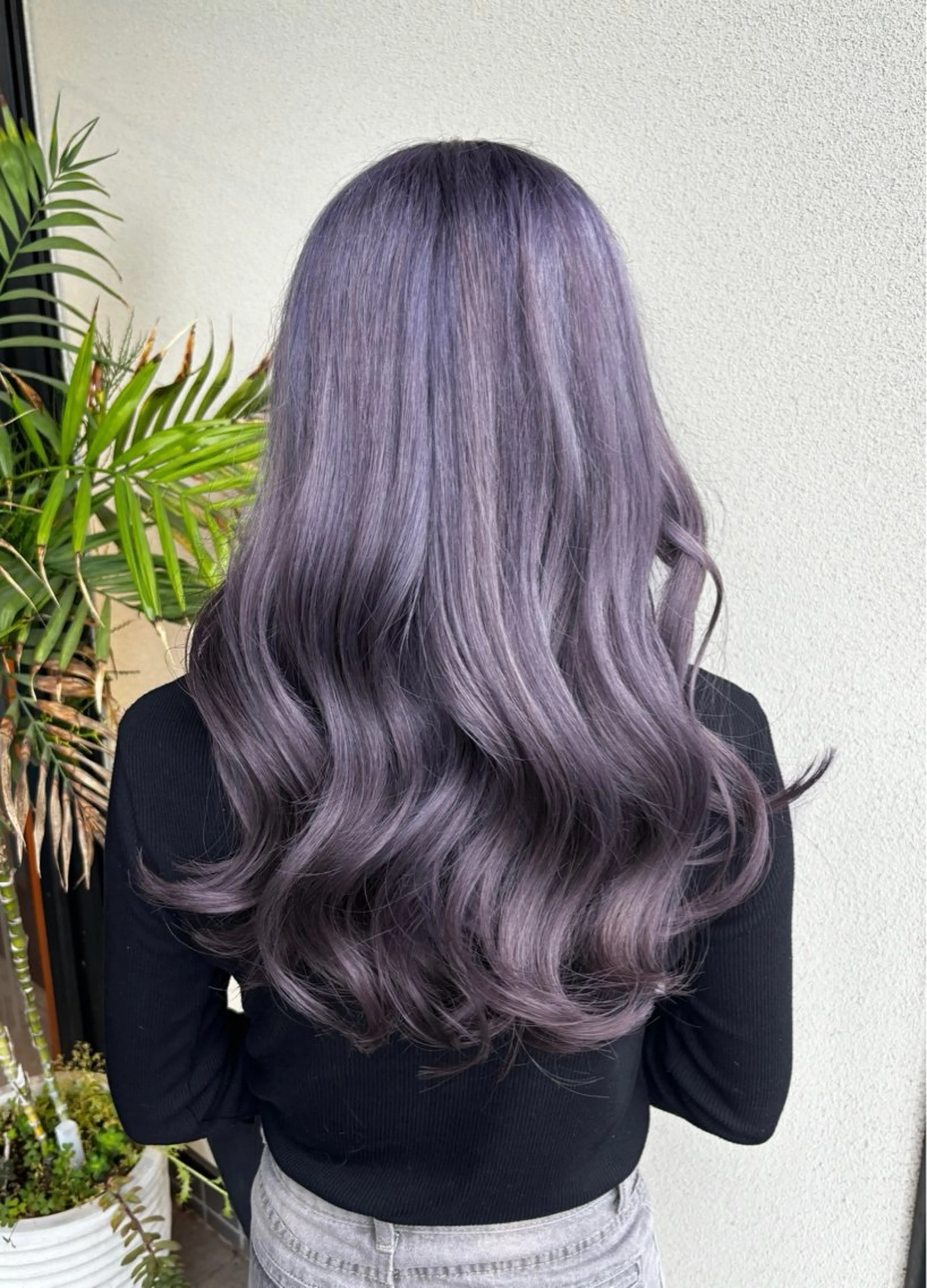 ロング 下河 美友のヘアスタイル