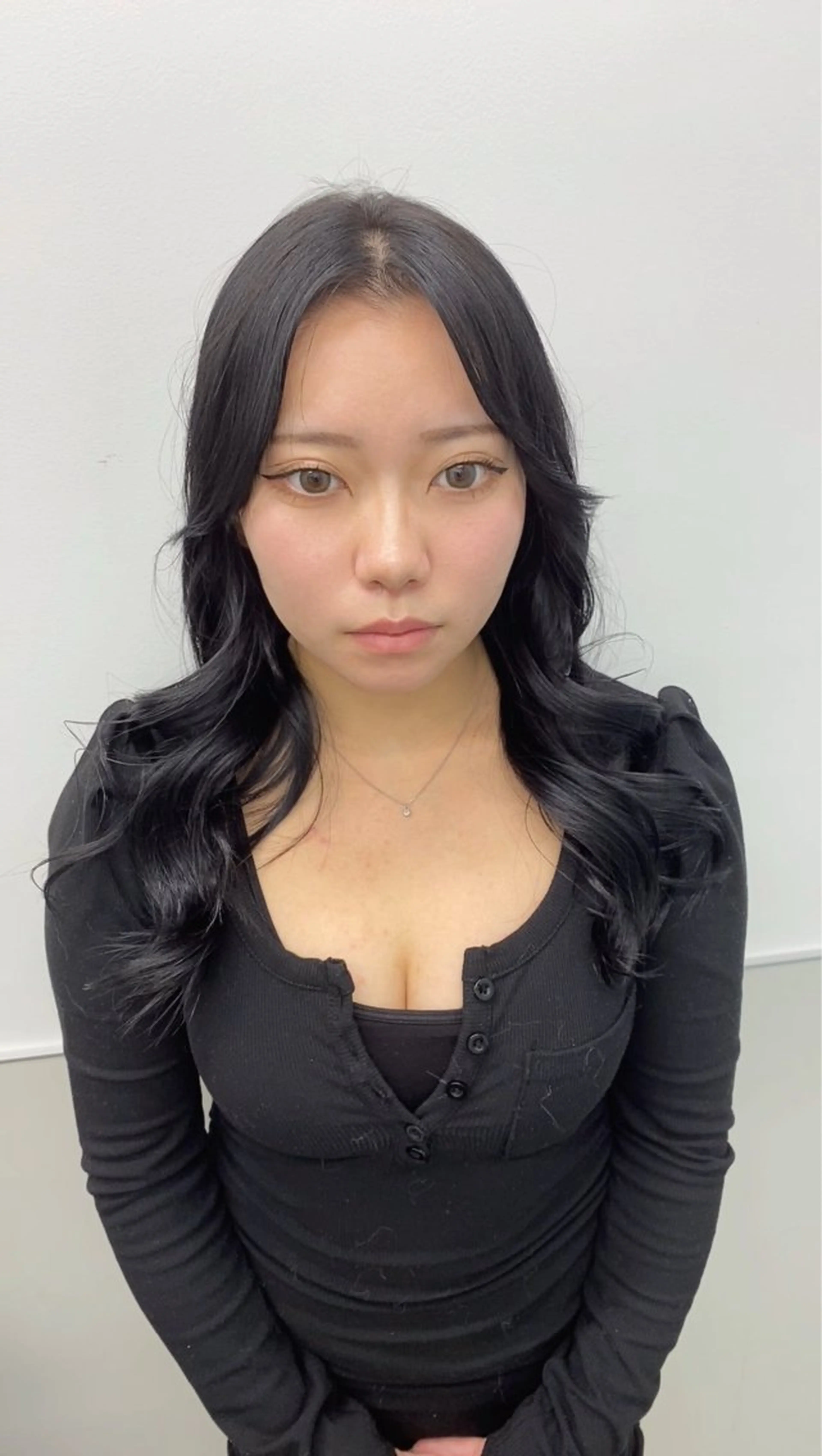 ロング カラー 黒髪 韓国風ヘア レイヤーカット カット ヘアカラー トリートメント 韓国ヘア🇰🇷 スズキのヘアスタイル