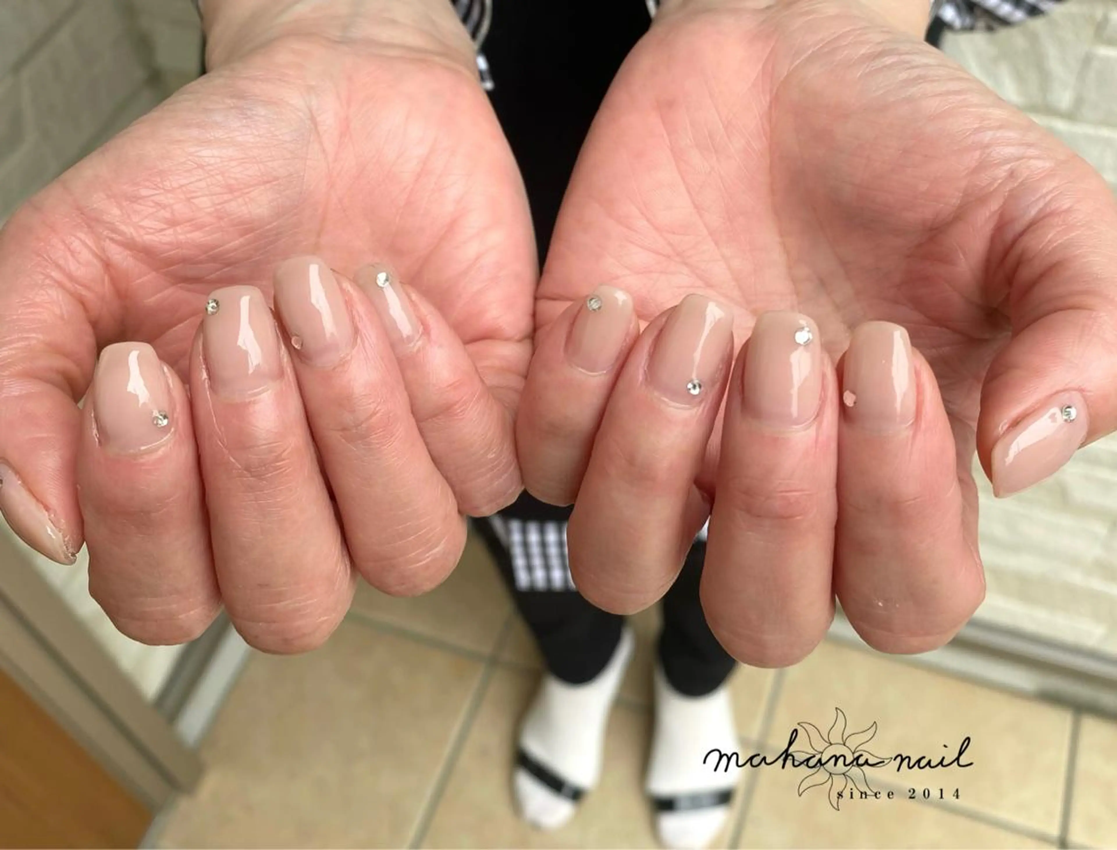 ネイル ワンカラーネイル mahana nailのネイルデザイン