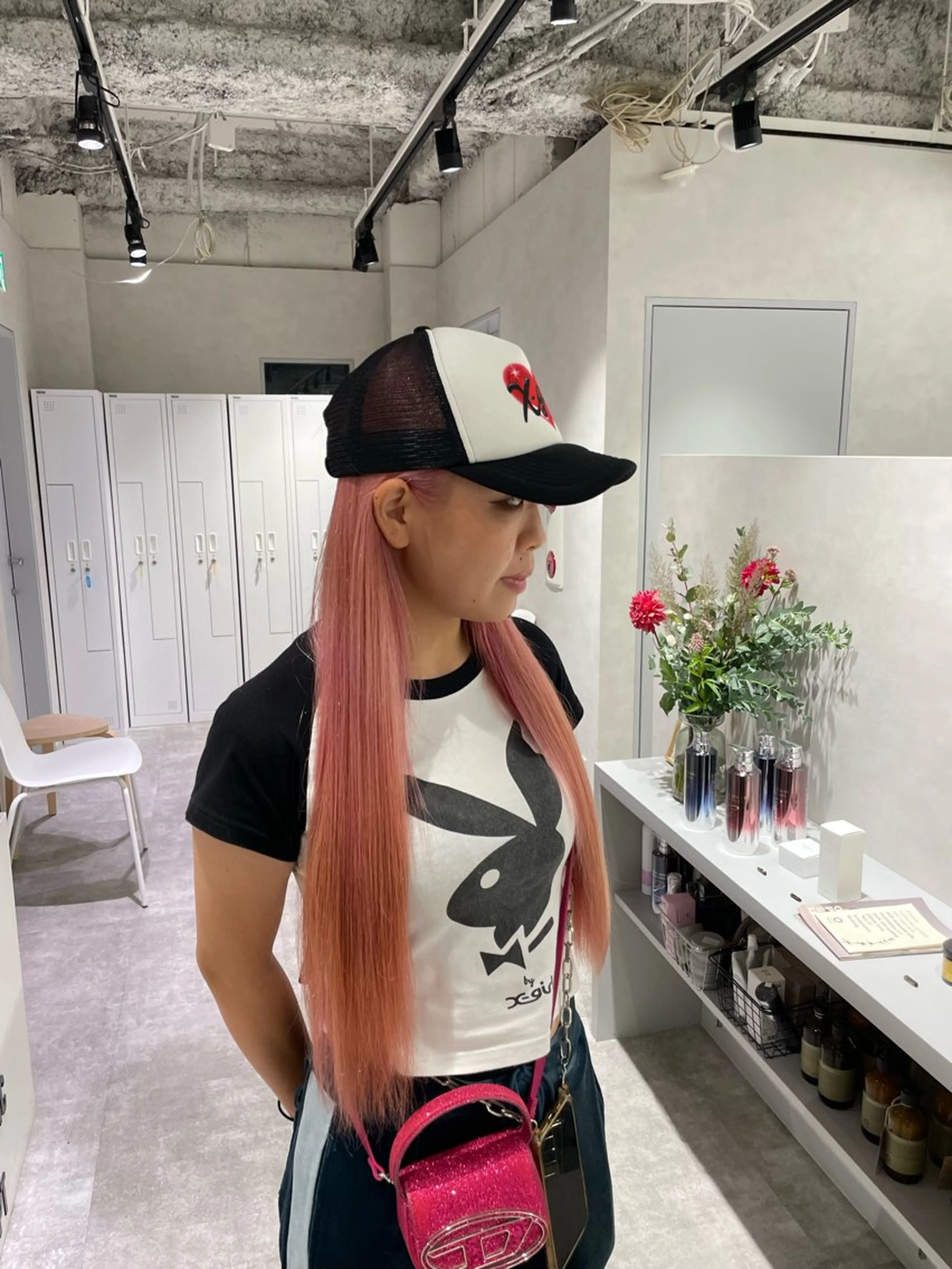 カラー パツボブ/レイヤー 西梅田/かえで🎀のヘアスタイル