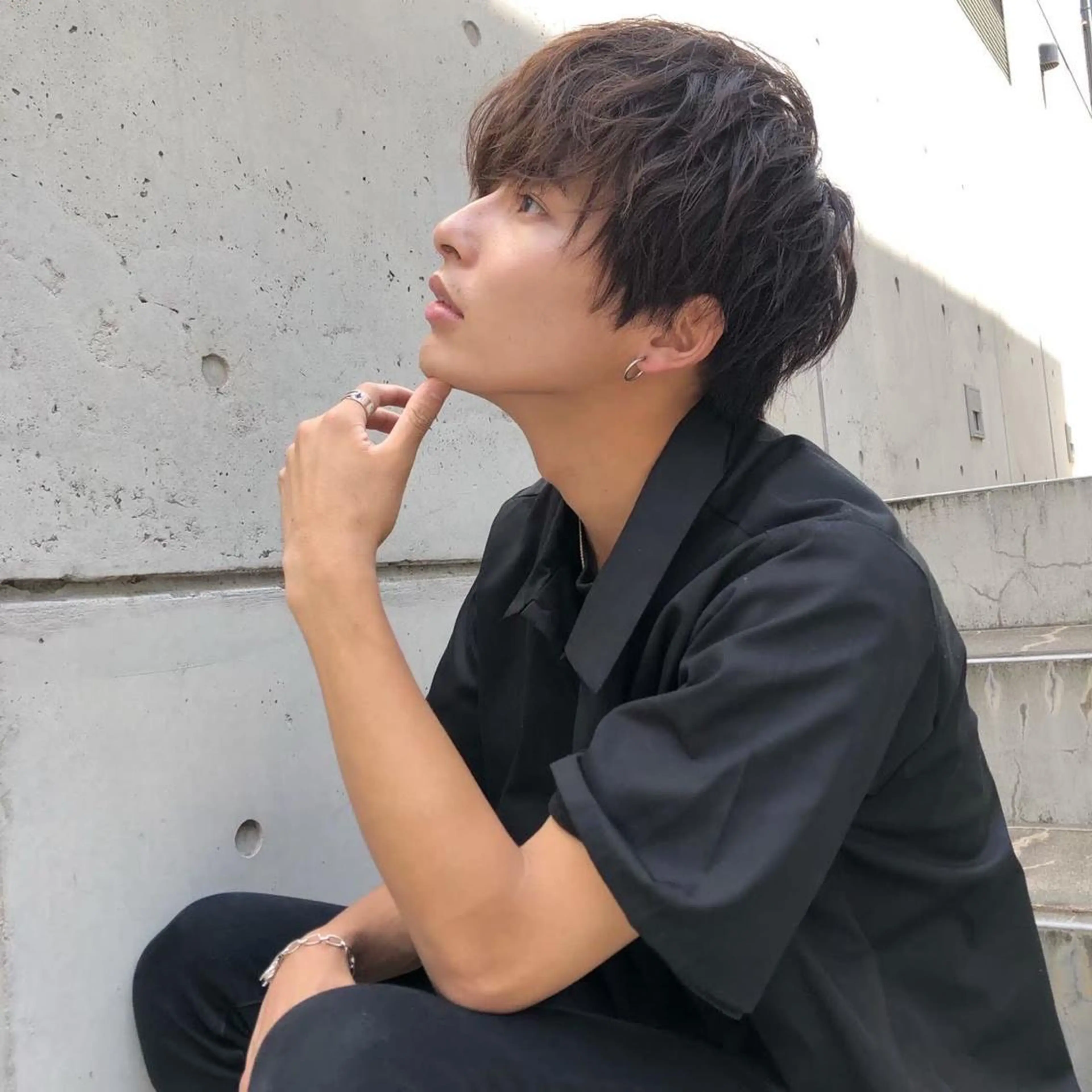 ショート カラー パーマ 【メンズ特化】 笹目純のヘアスタイル