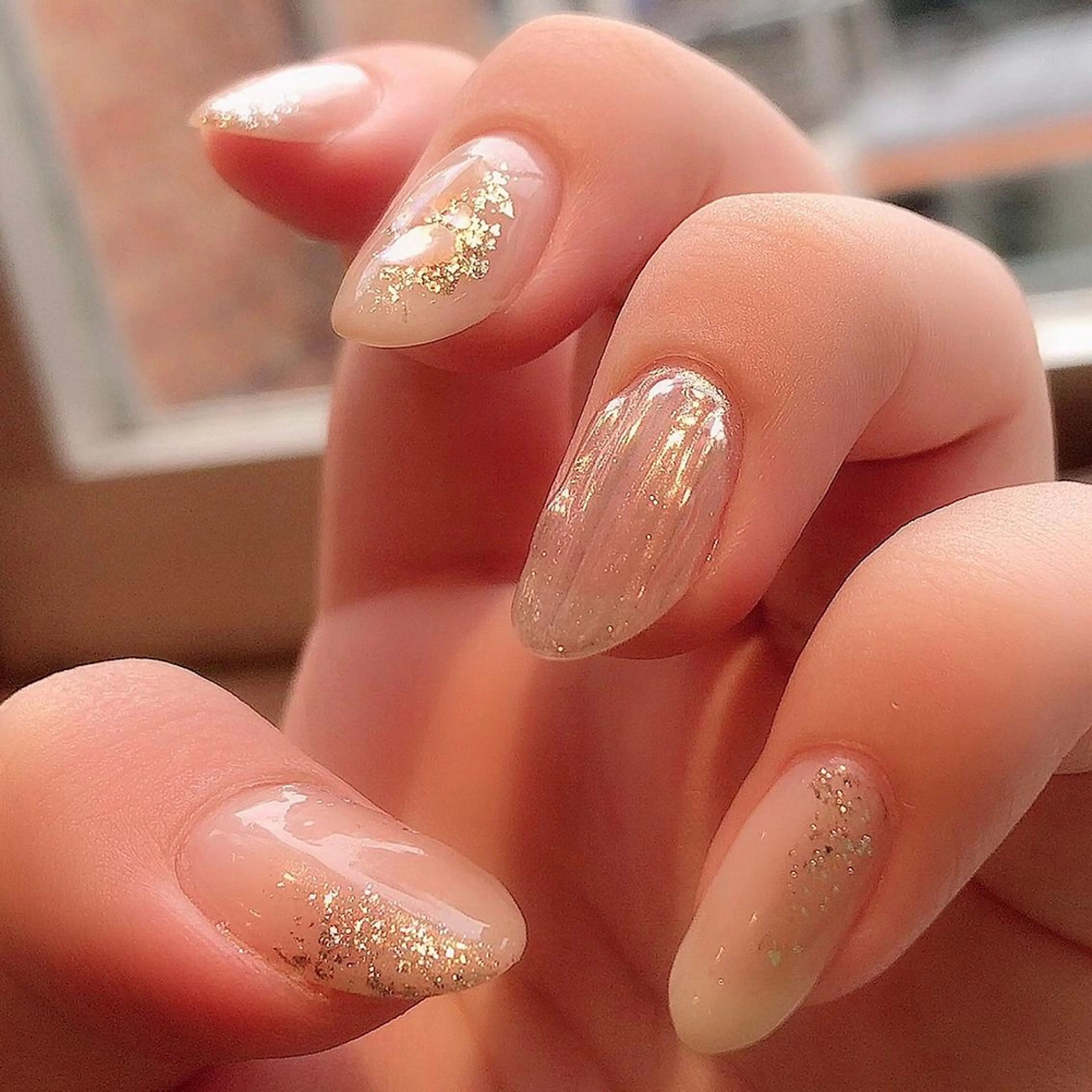 ネイル フットネイル ラメ(グリッター) ミラーネイル ワンカラーネイル kikinail 溝の口のネイルデザイン