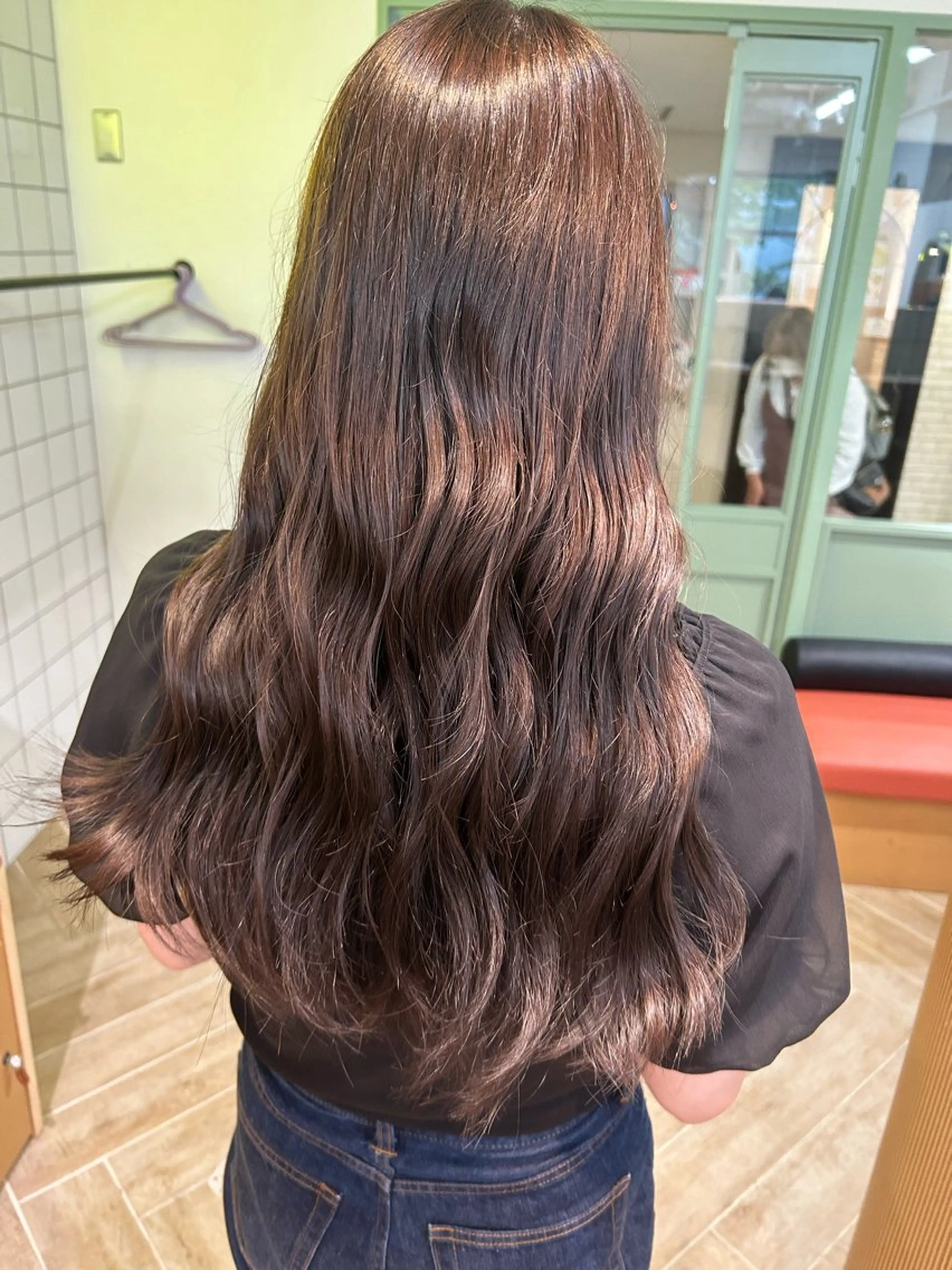 カラー カット ヘアカラー ベージュ/ダブルカラ ー/新潟駅/青柳萌果のヘアスタイル