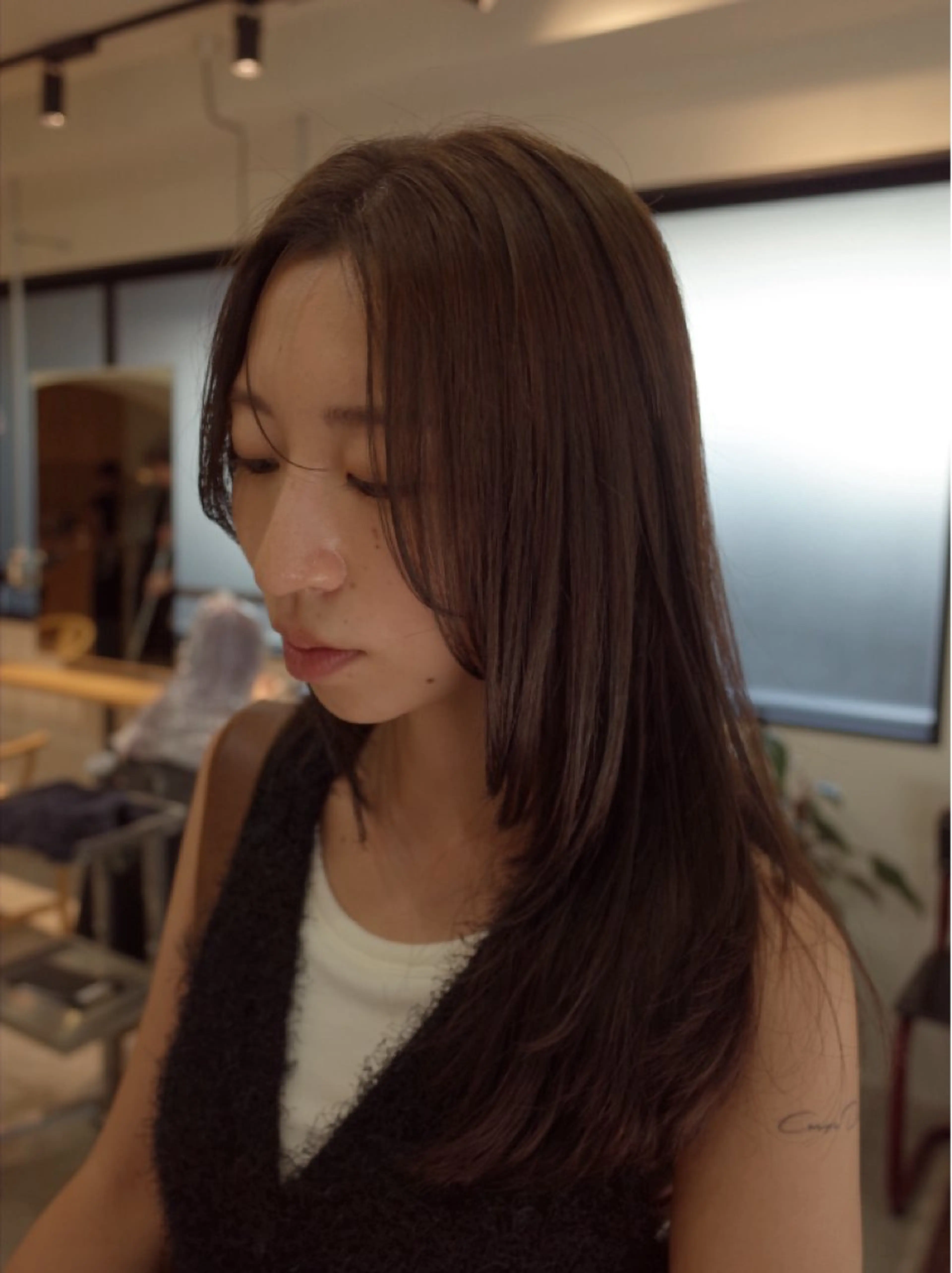 セミロング imai /カット/パーマのヘアスタイル