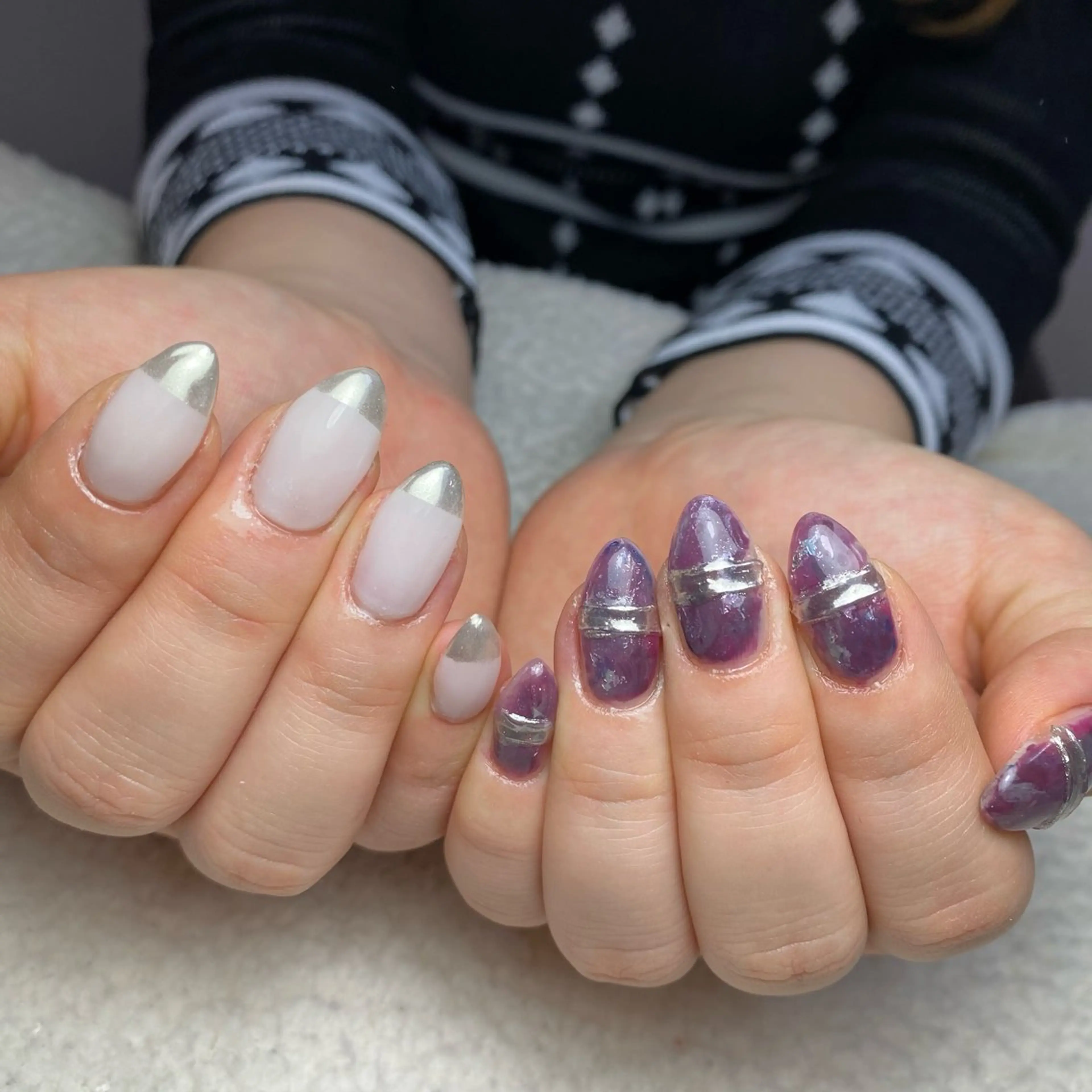 ネイル フレンチネイル ミラーネイル COCO+所属・COCO +のエステ・リラクイメージ