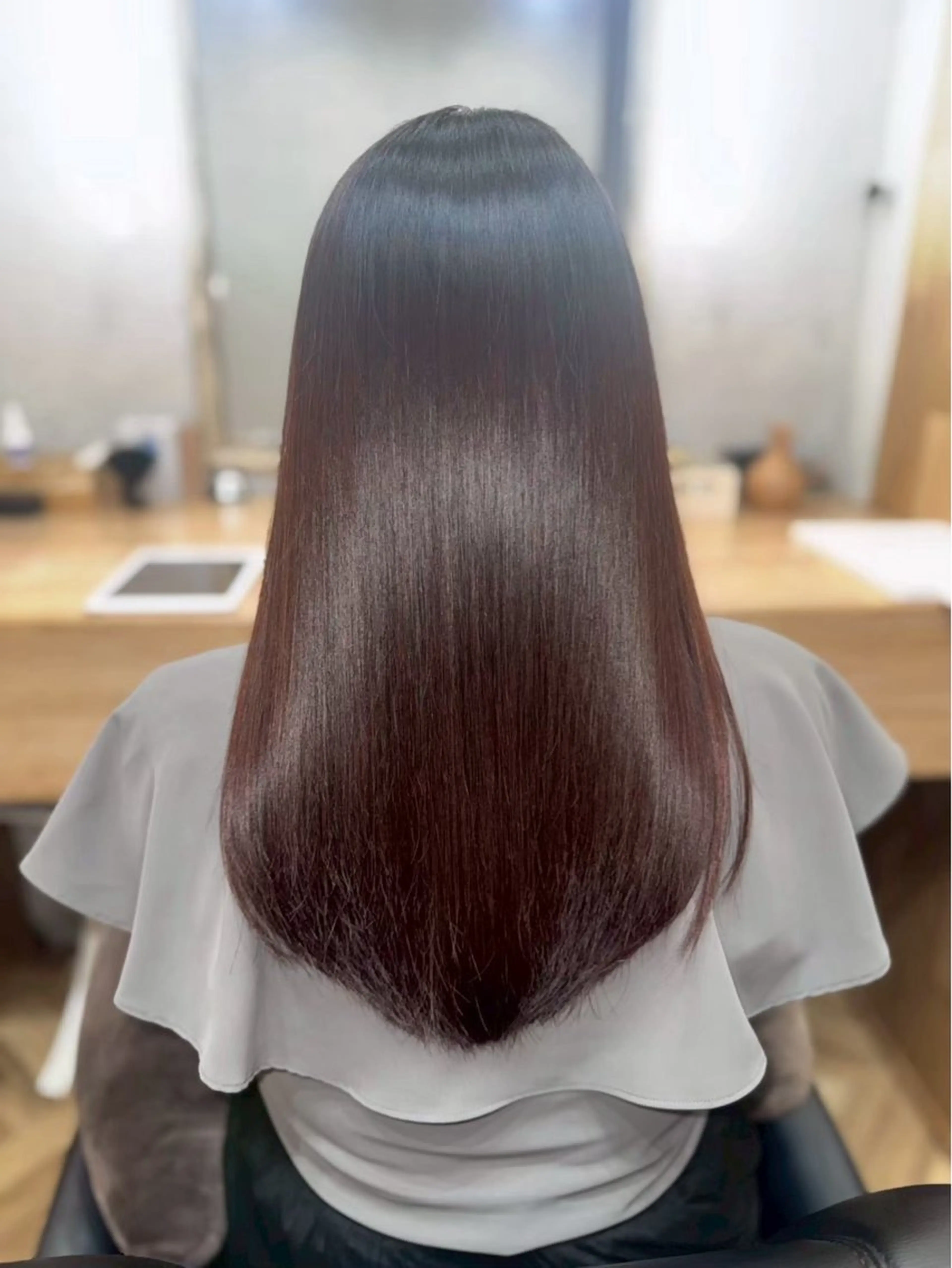 ミディアム カット トリートメント 白鳥 正孝のヘアスタイル