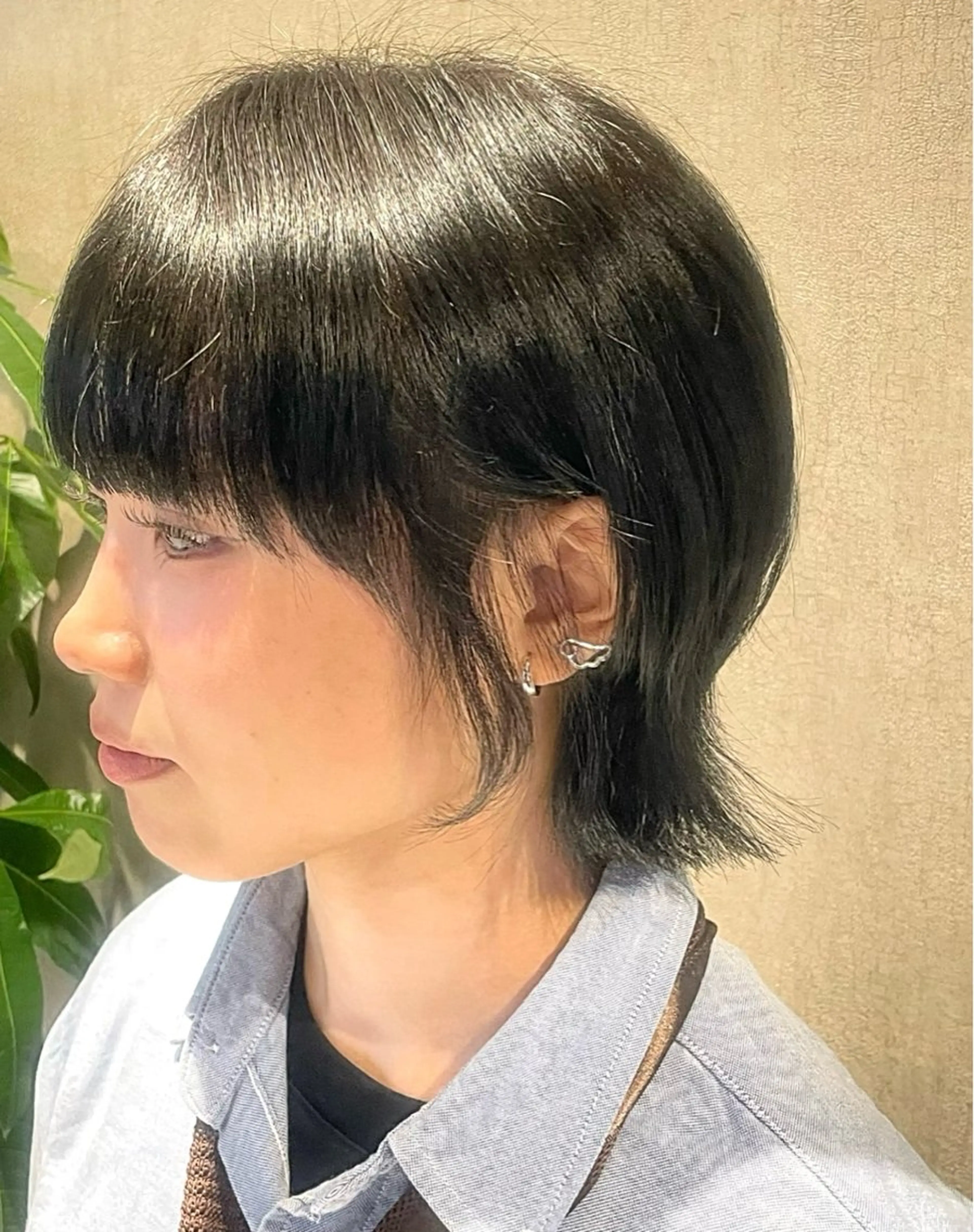 カラー 黒髪 ブラウンカラー Li'a【リア】 ANNAのヘアスタイル