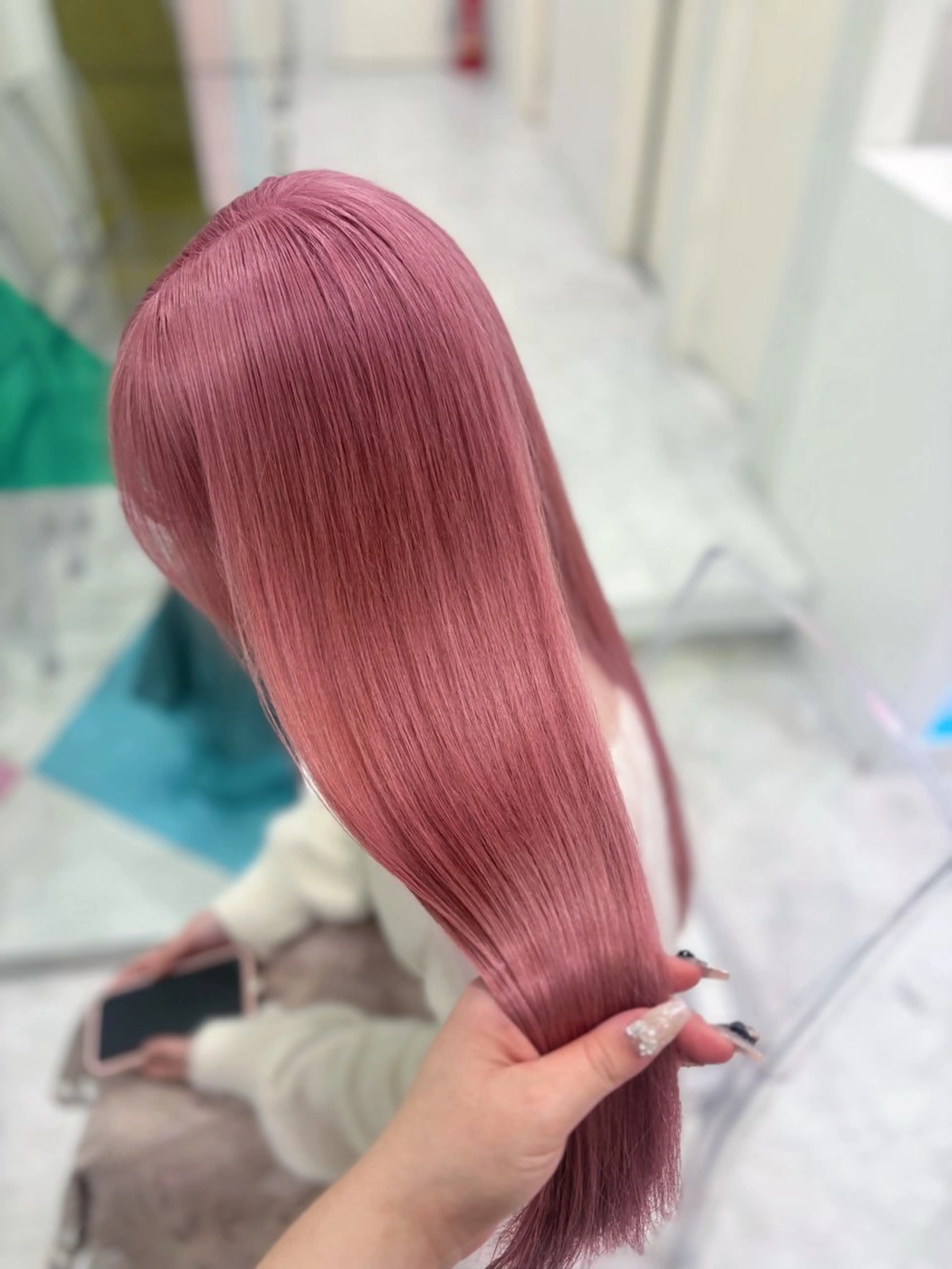 カラー ヘアカラー トリートメント akari🎀🤍 ガーリーstyleのヘアスタイル