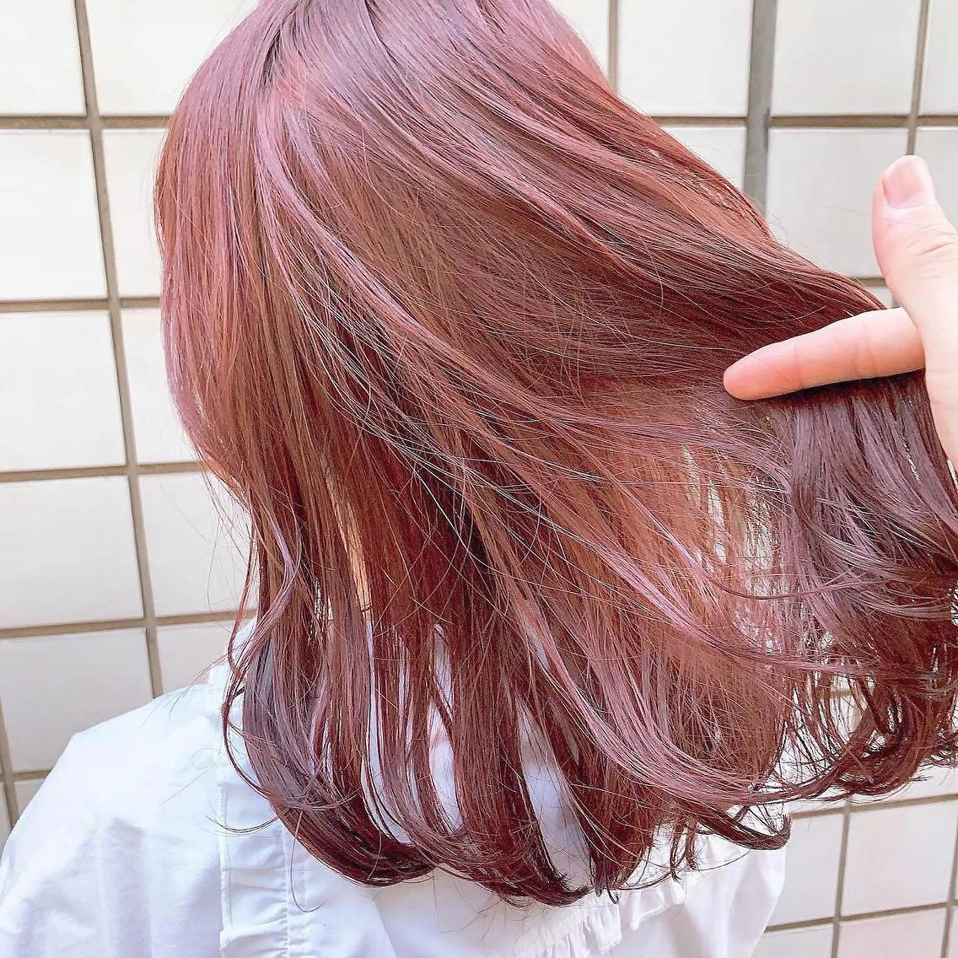 セミロング カラー 🩰透明感カラー♡ UTA🩰のヘアスタイル
