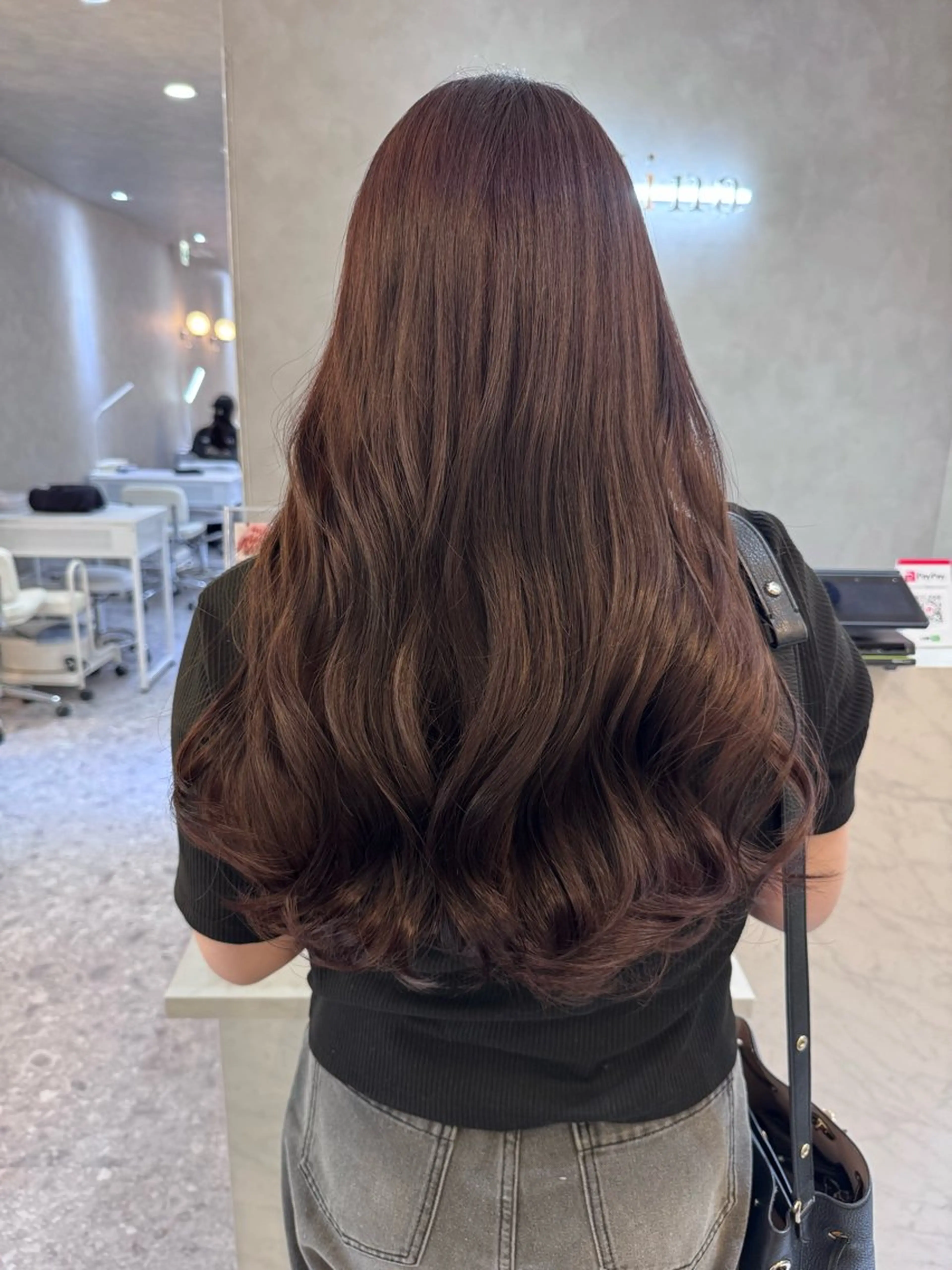 ロング カラー カット ヘアカラー トリートメント 🎀髪質改善/艶髪/ 艶カラー🎀浅田涼風のヘアスタイル