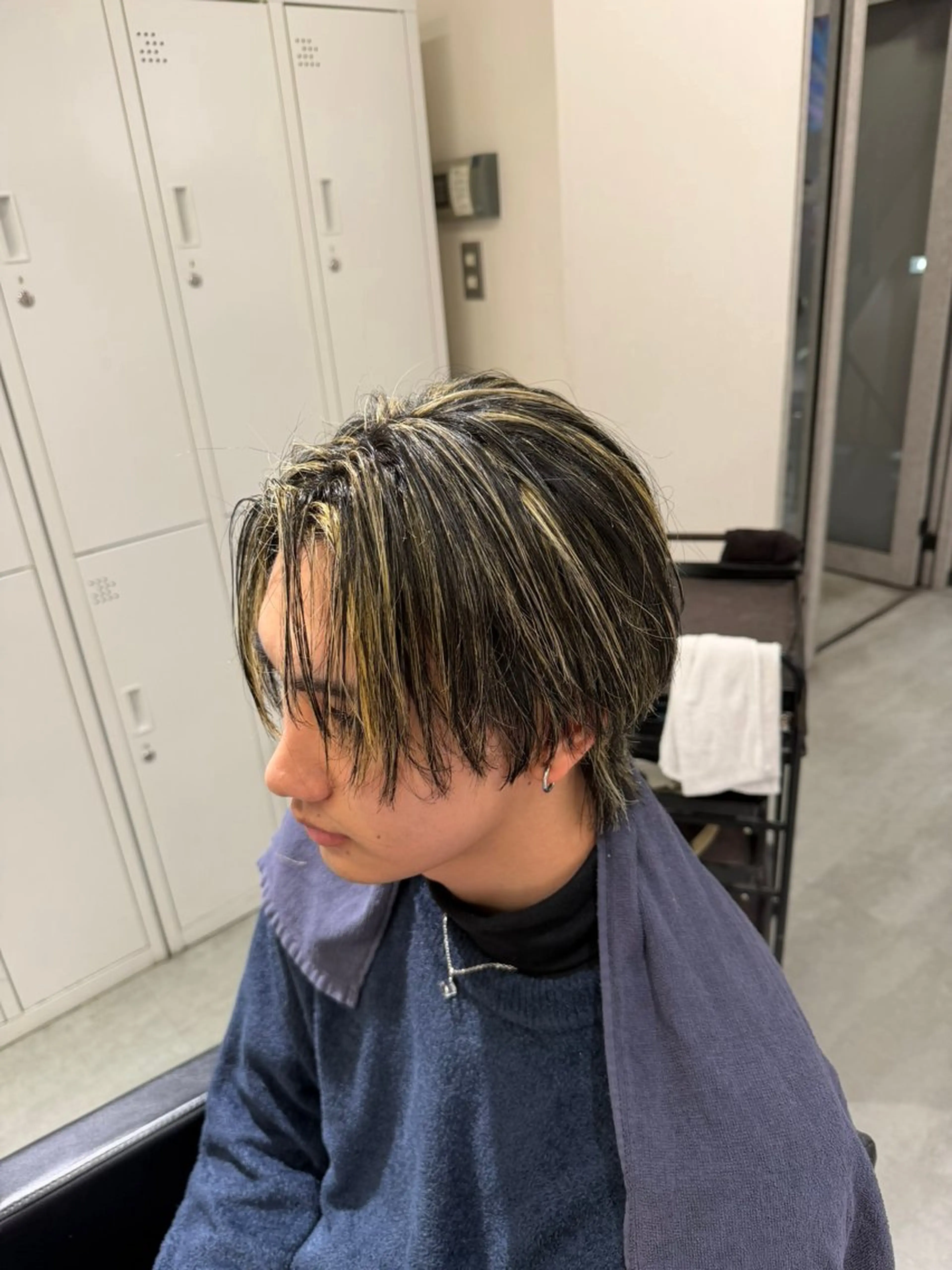 カット+ハイライト+カラーの写真