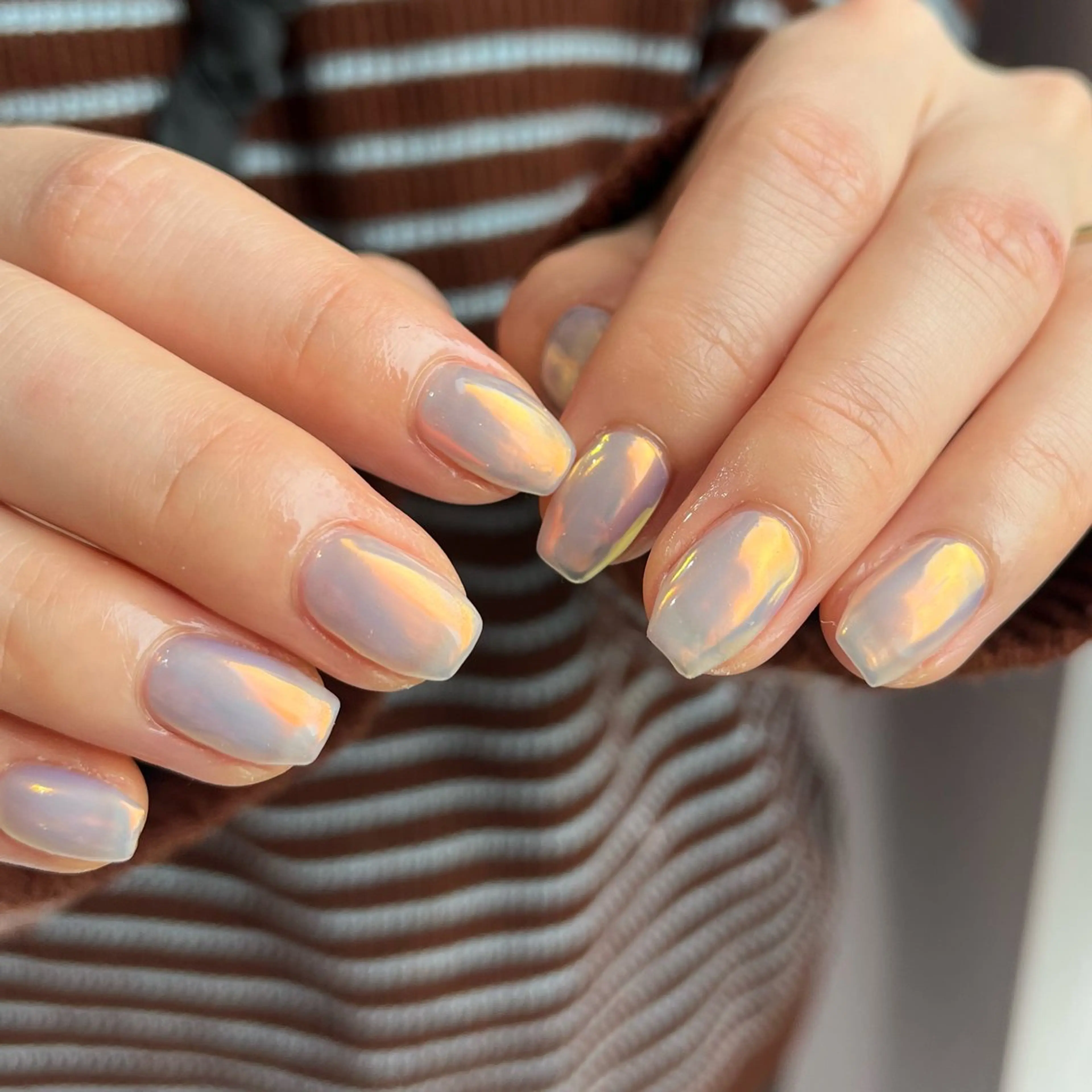 ネイル ミラーネイル ハンドネイル CLALA MIYUのネイルデザイン