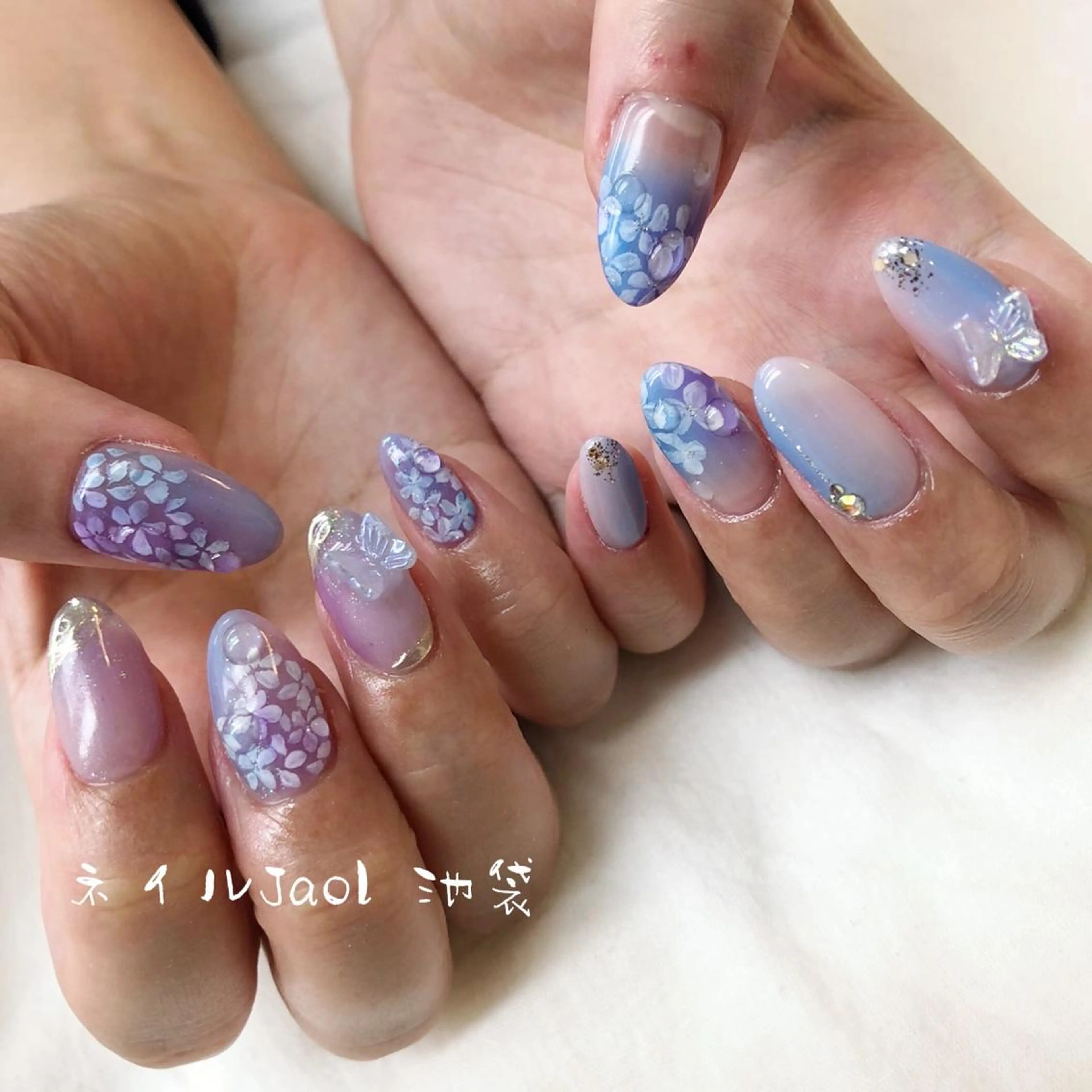 セミロング ネイルJaol 池袋のネイルデザイン