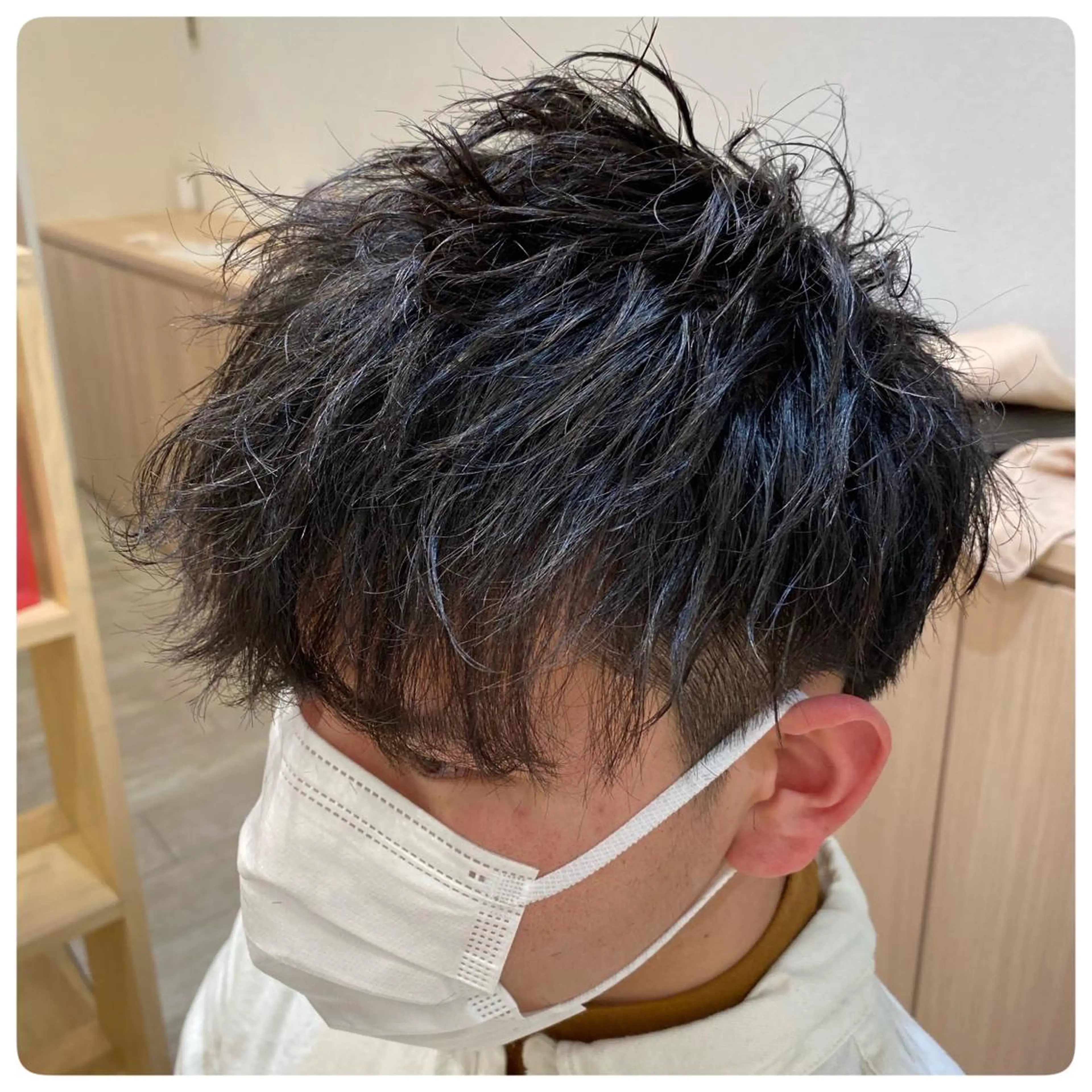 パーマ メンズ レイヤー/メンズ 奥野恭平のヘアスタイル