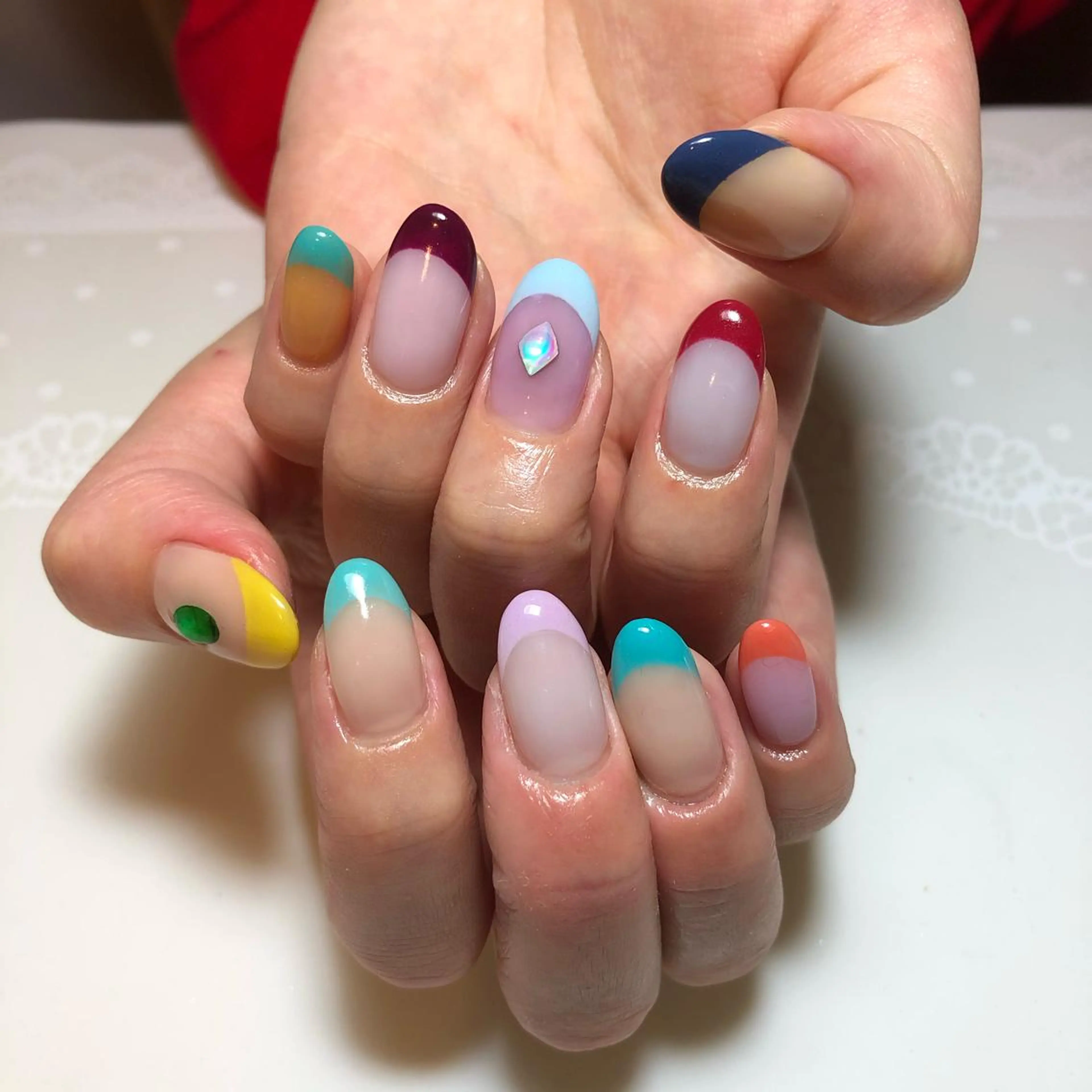 ネイル フレンチネイル g-up nail所属・米田 律子のネイルデザイン