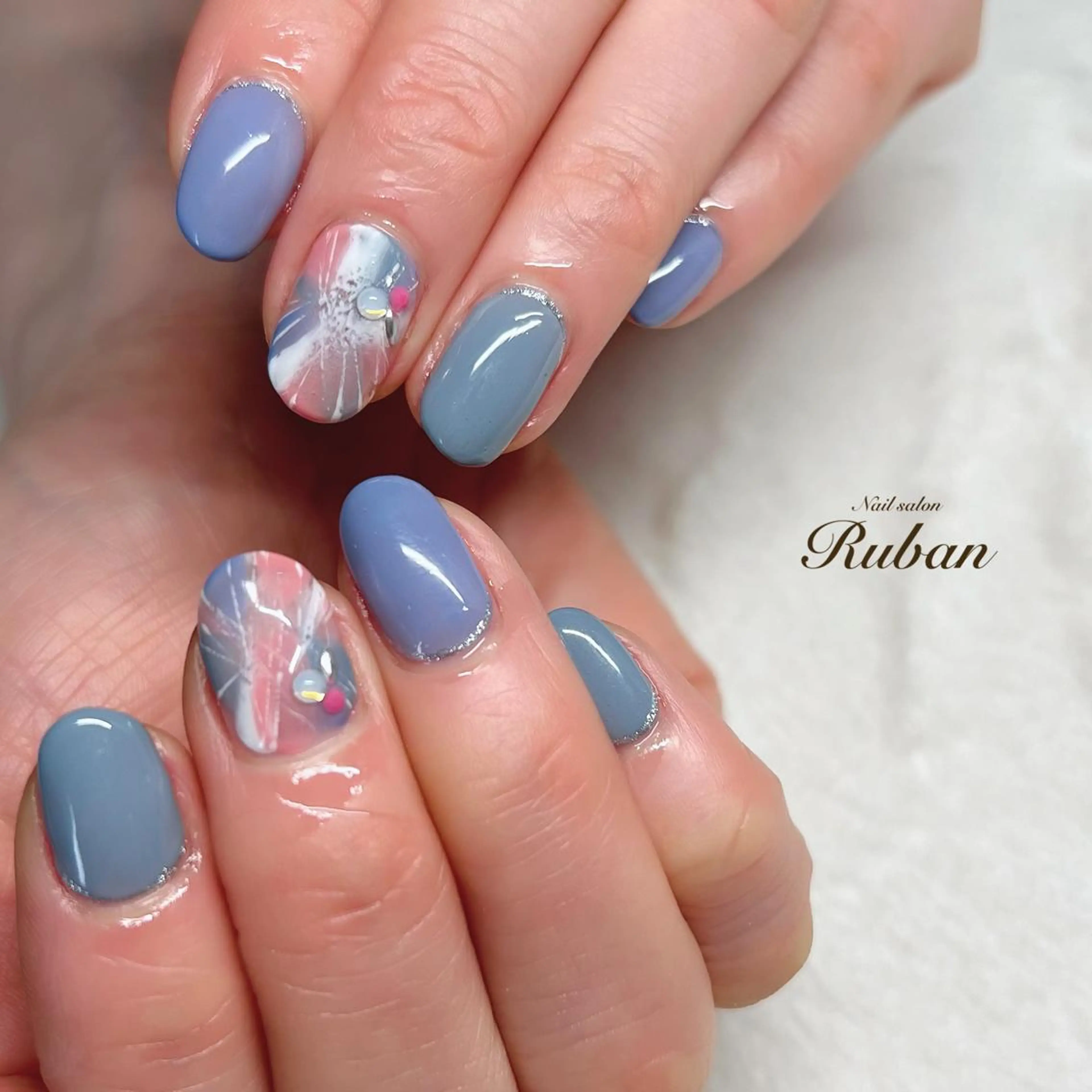 ネイル 春ネイル Nail salon Rubanのネイルデザイン