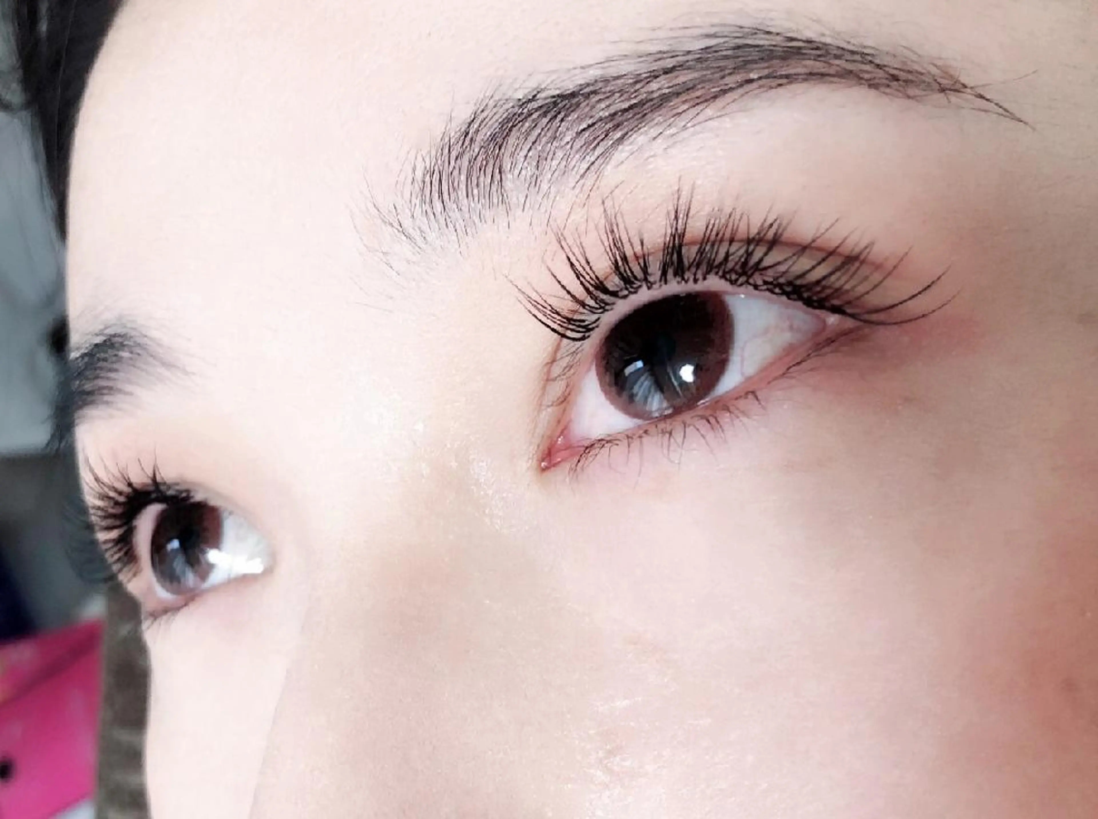 マツエク・マツパ 付け放題 フラットラッシュ セクシー 下まつげエクステ 一重×まつ毛パーマ 吉岡 ゆうなのマツエク・マツパデザイン