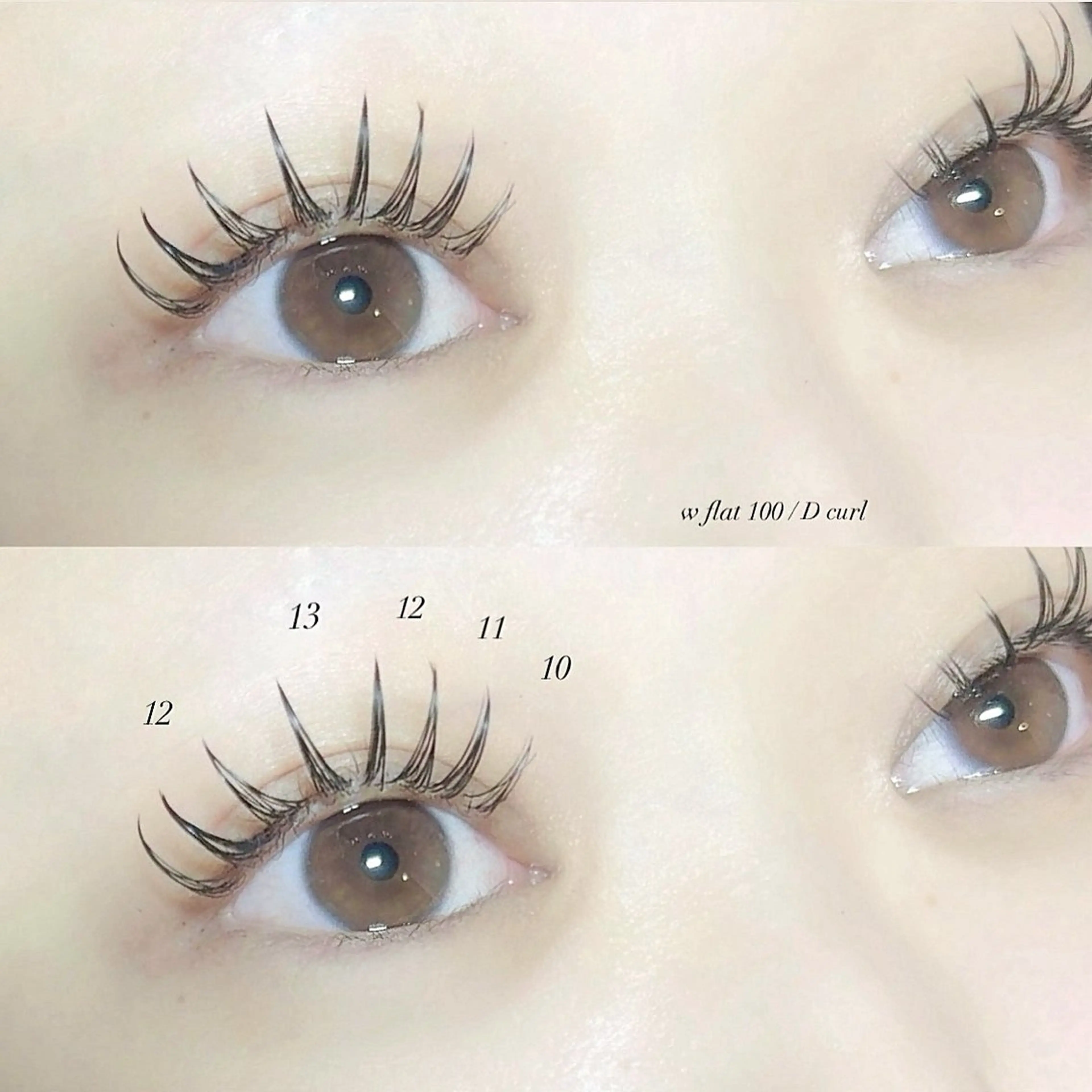 マツエク・マツパ 束感まつ毛 フラットラッシュ マツエク apis eyeのマツエク・マツパデザイン