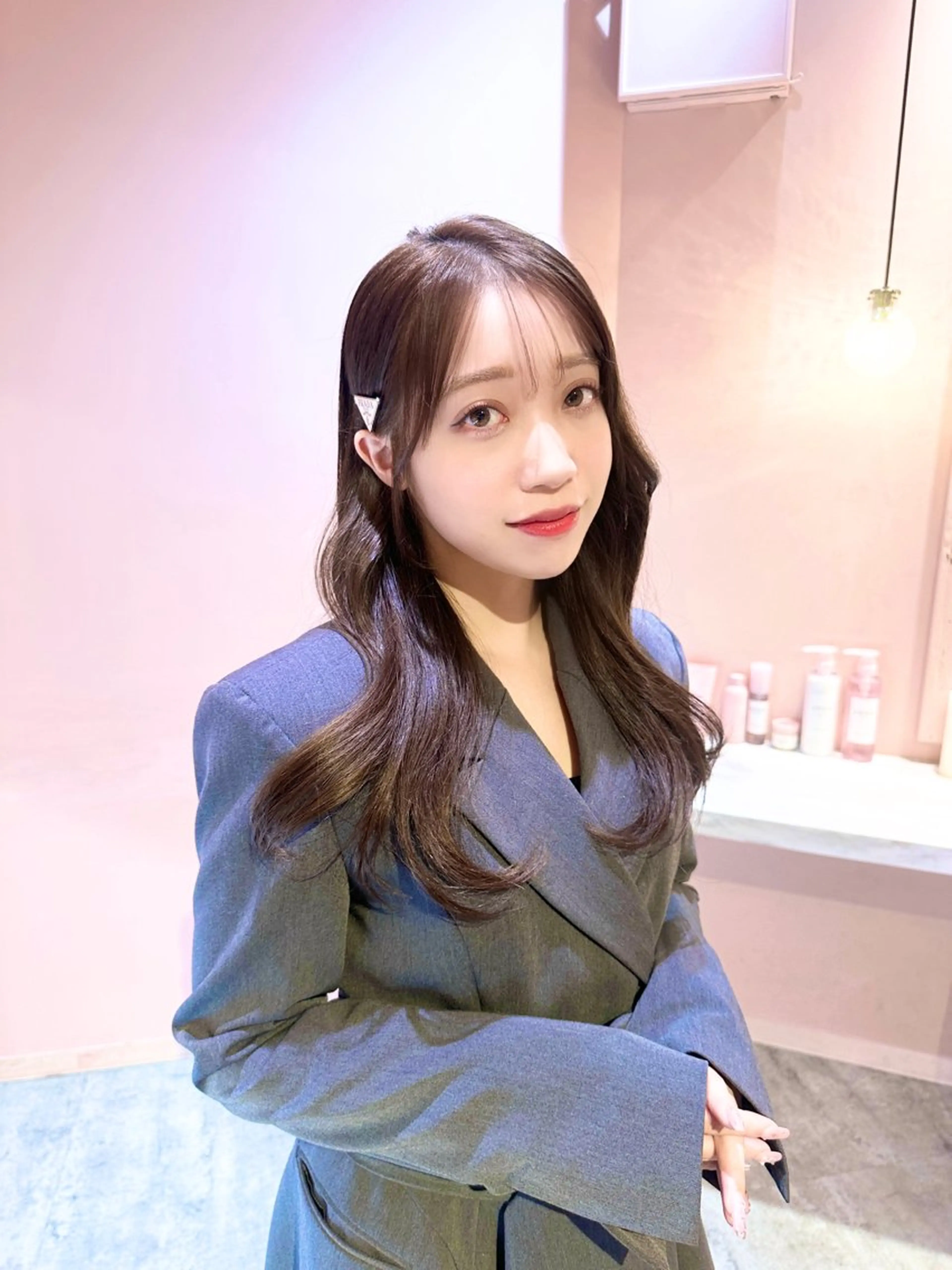 ロング カラー 🌙Runa つや髪 /モテ/小顔カットのヘアスタイル